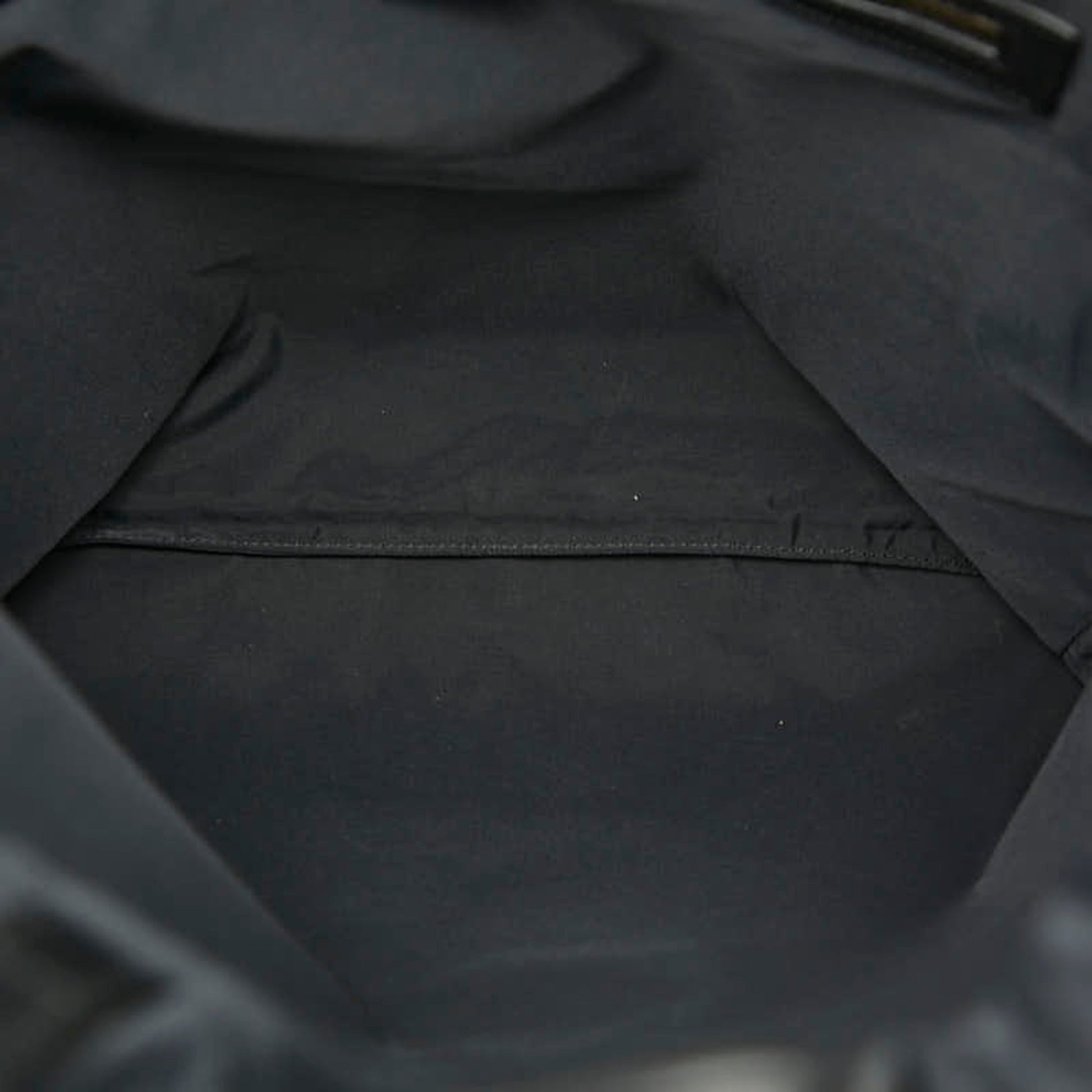 Gucci Beige Black Pvc Nylon Backpack