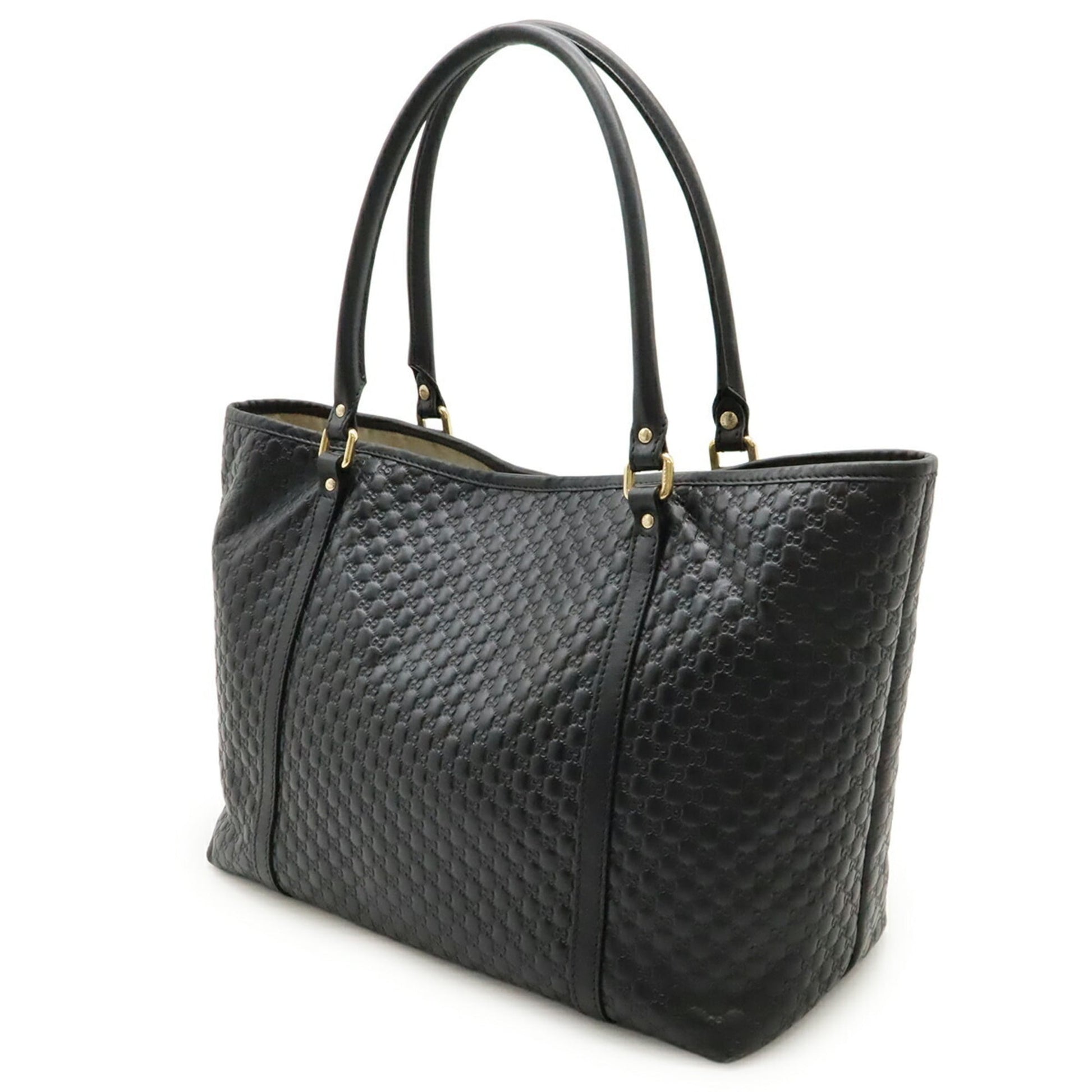 Gucci Microguccissima Black Micro Gg Leather Shoulder Bag Tote Bag