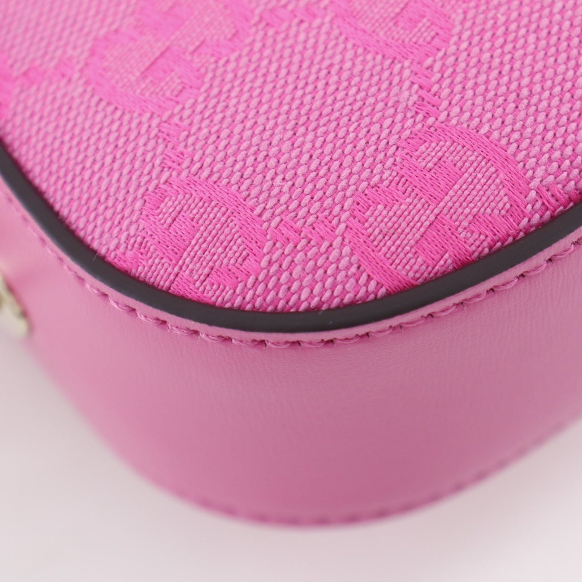Gucci Pink Gg Canvas Shoulder Bag