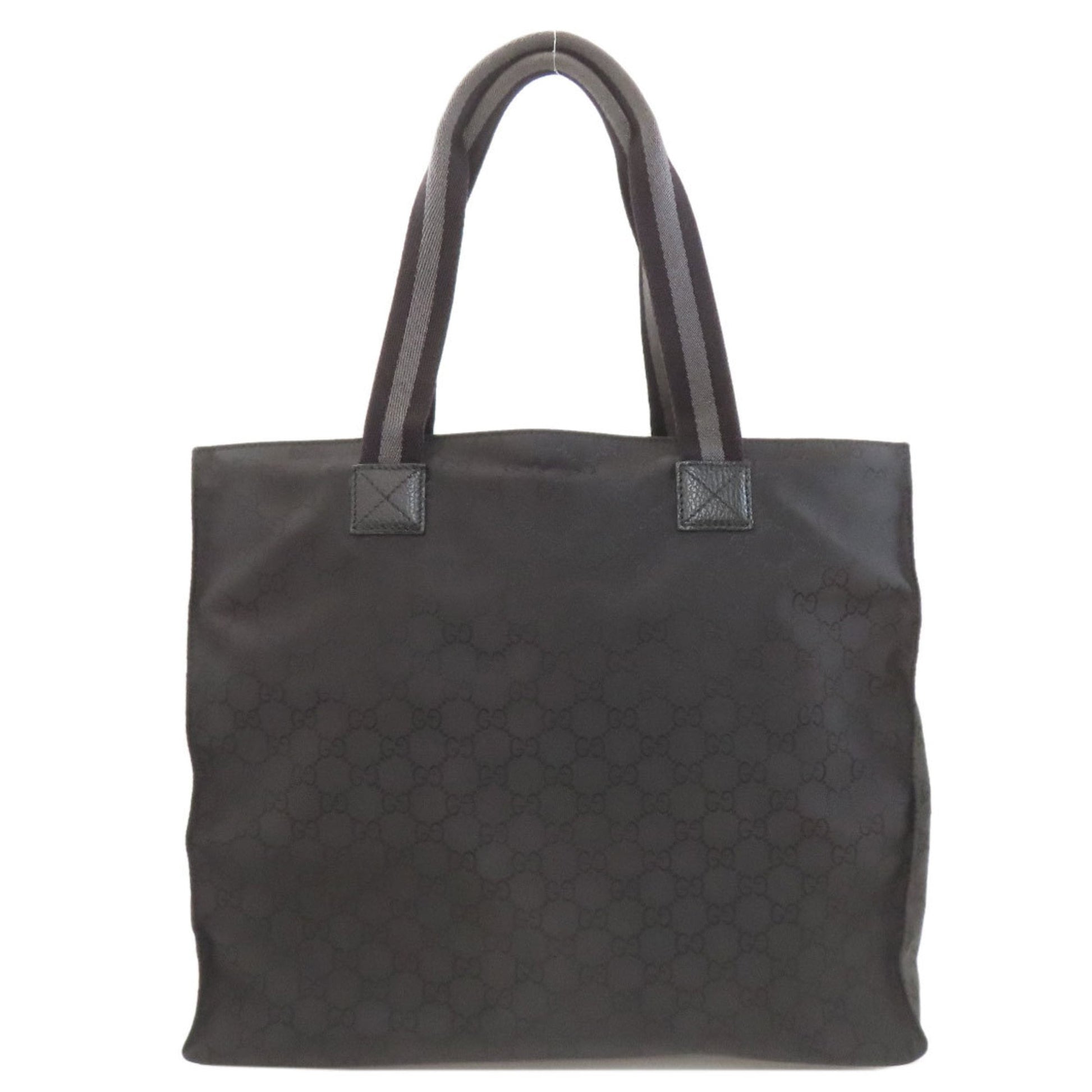 Gucci Black Nylon Canvas Tote Bag