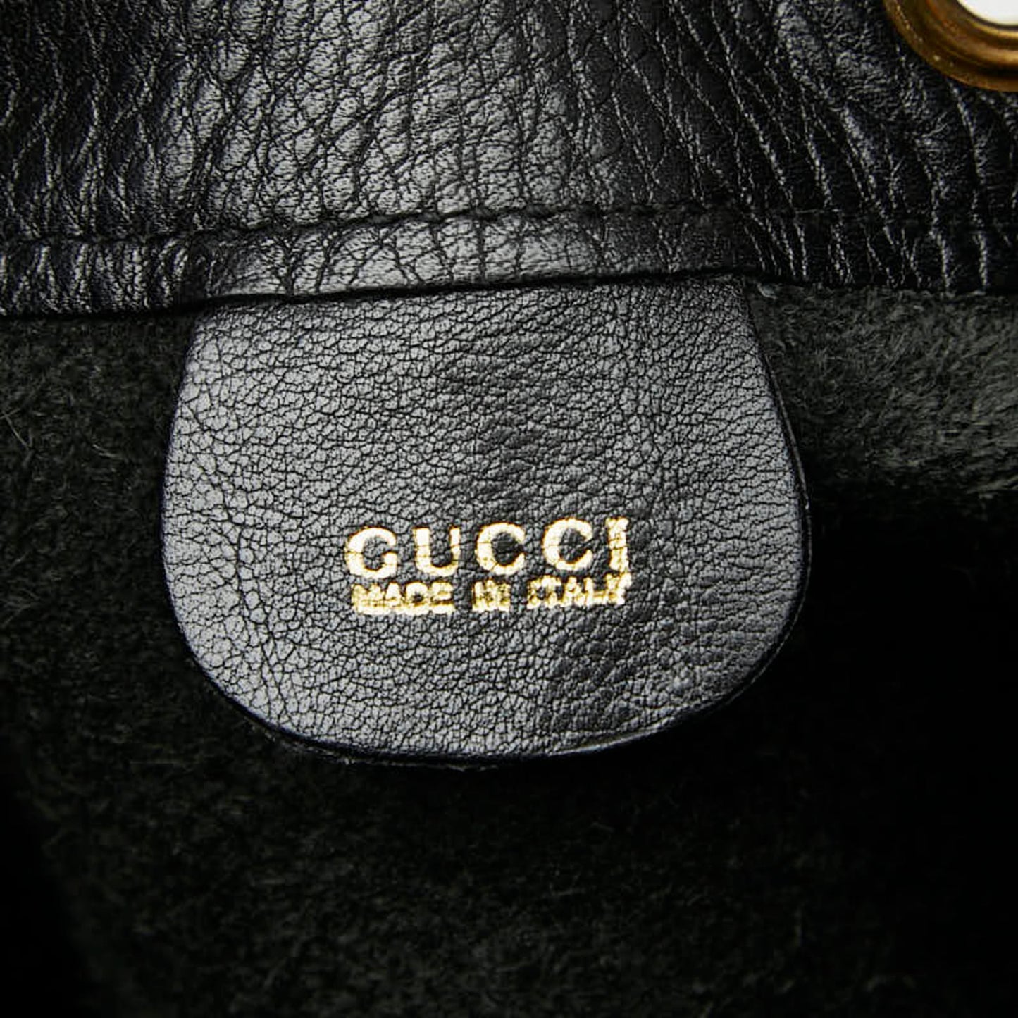 Gucci Black Leather Shoulder Bag Sling Bag