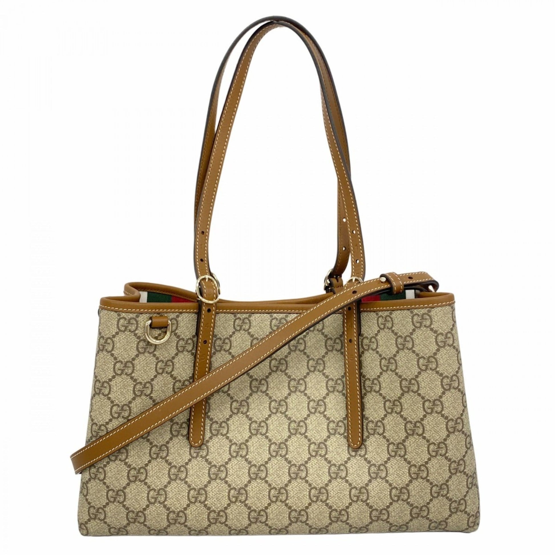 Gucci Brown Pvc Handbag