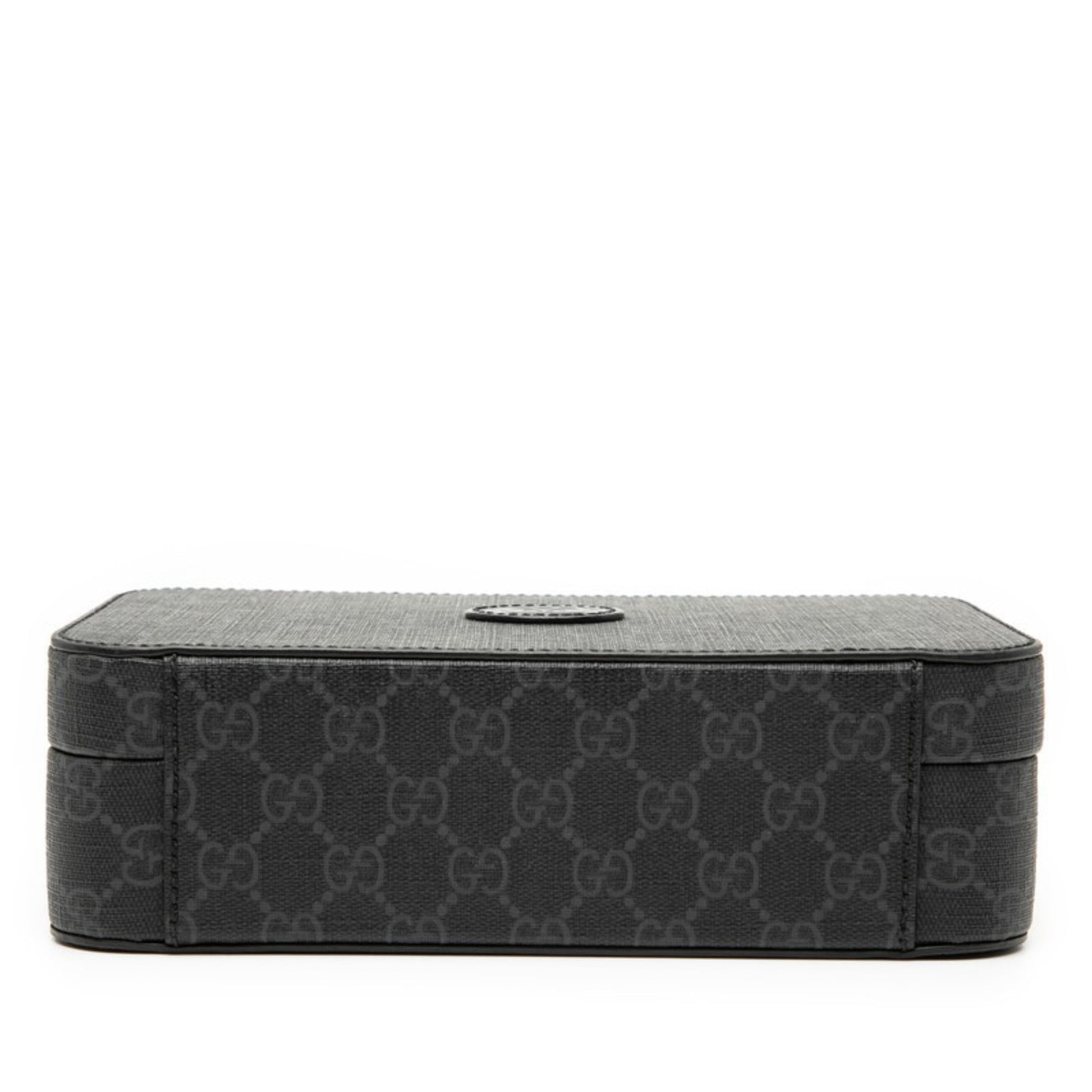 Gucci Black Gg Supreme Shoulder Bag