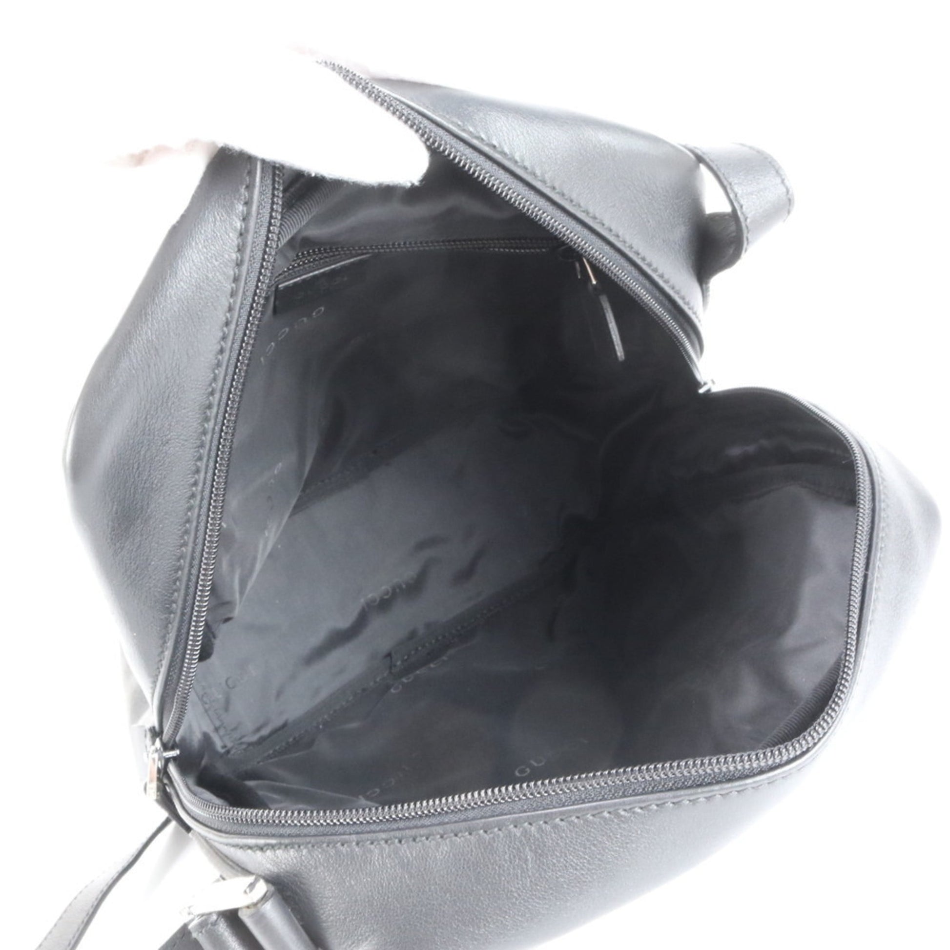 Gucci Black Leather Shoulder Bag