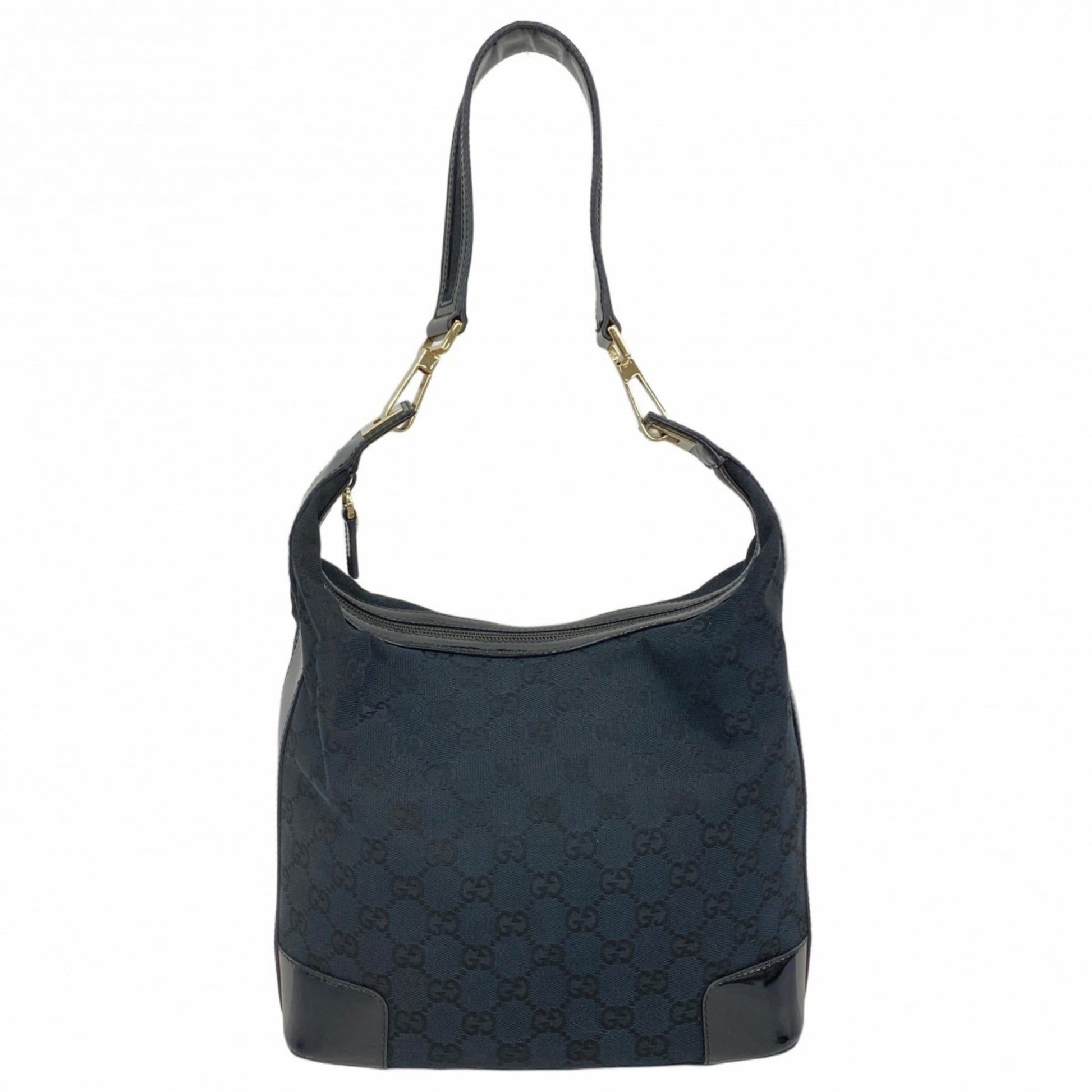 Gucci Black Canvas Shoulder Bag
