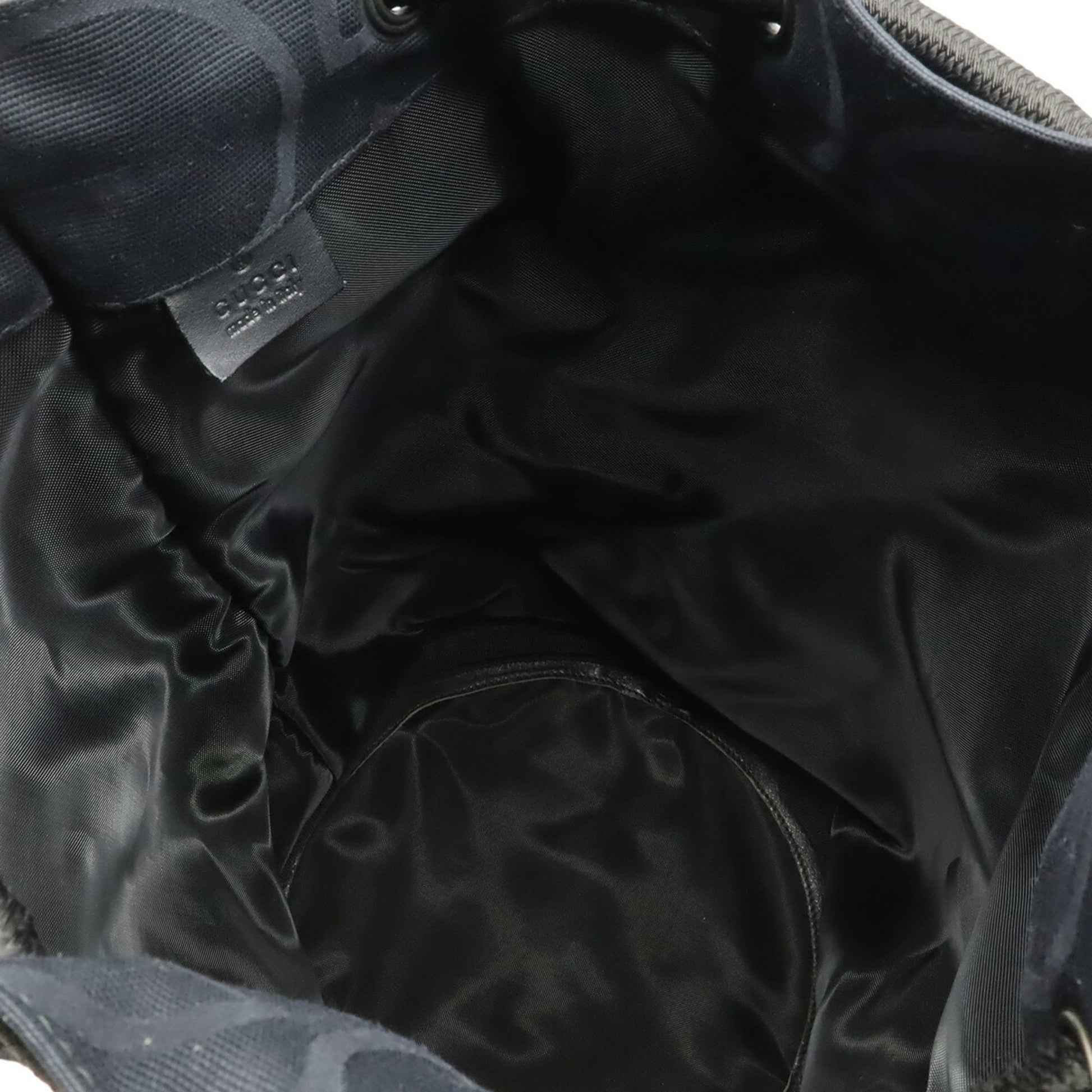 Gucci Black Canvas Shoulder Bag