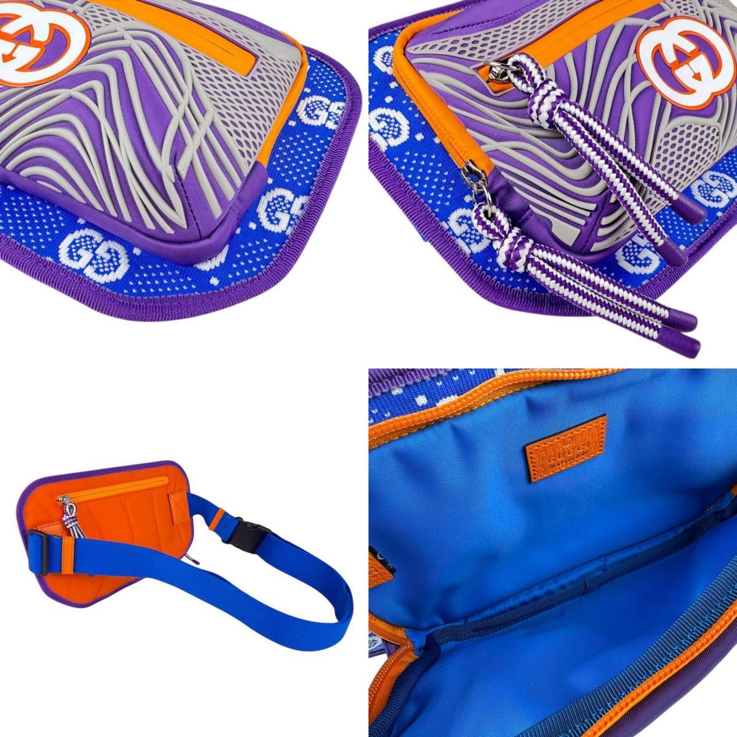 Gucci Multi-Color Nylon Rubber Fanny Pack