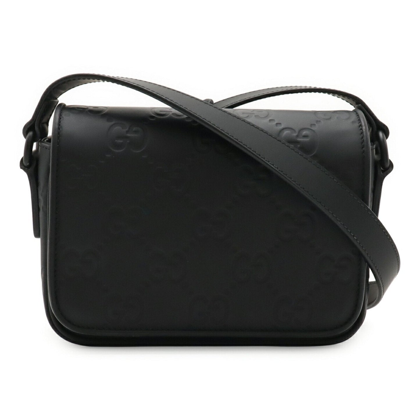 Gucci Black Leather Shoulder Bag