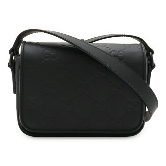 Gucci Black Leather Shoulder Bag
