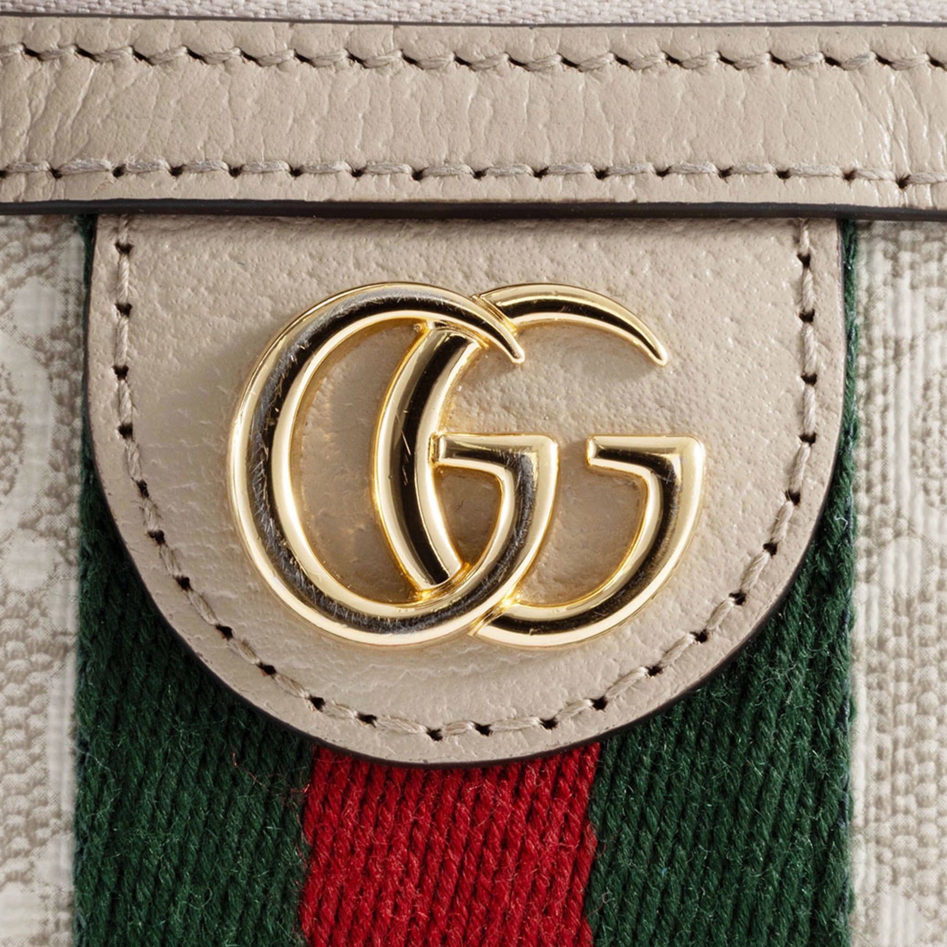 Gucci Beige Gg Supreme Leather Shoulder Bag
