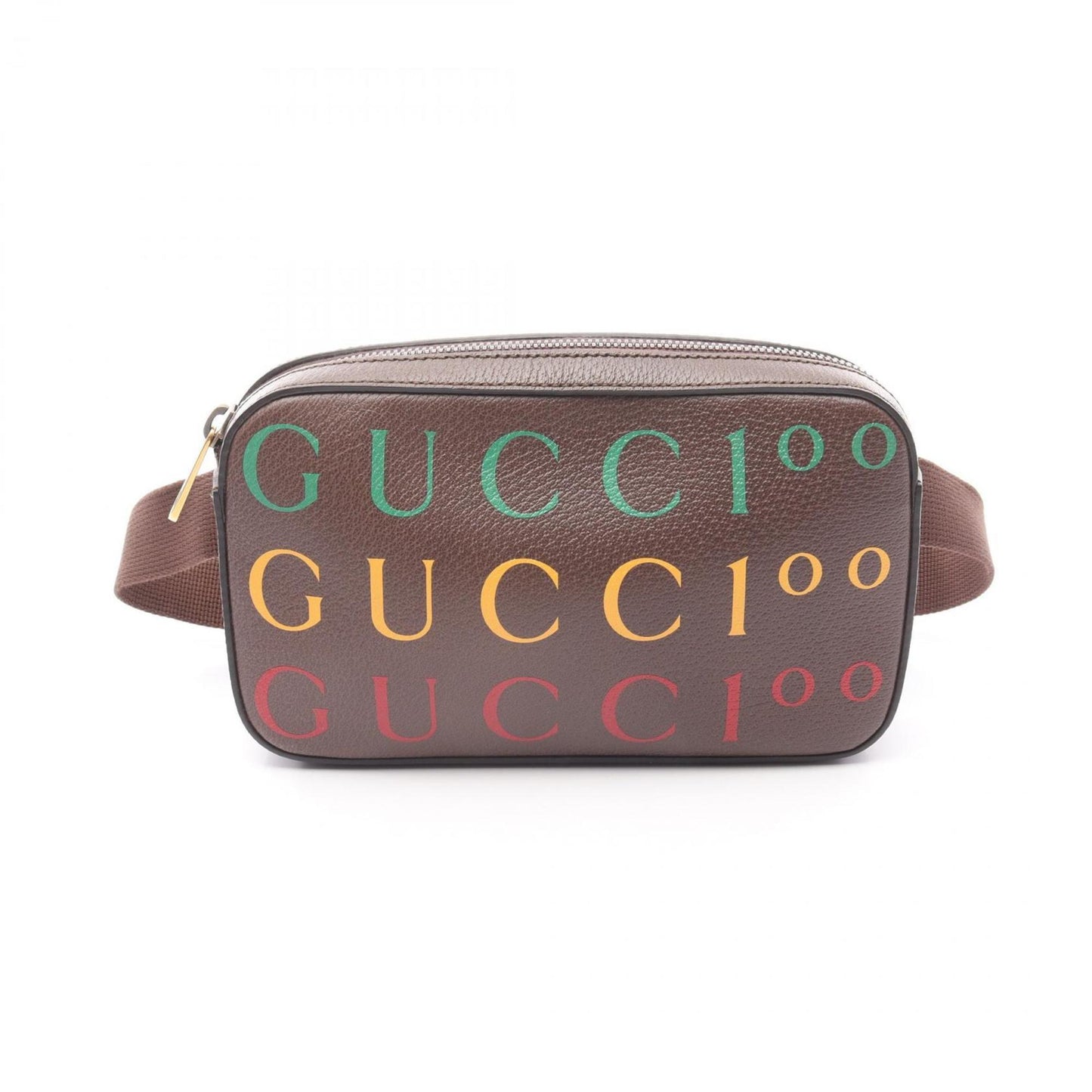 Gucci Brown Multi-Color Leather Fanny Pack