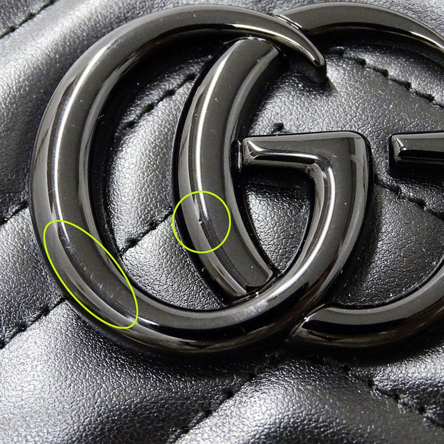Gucci Black Leather Shoulder Bag