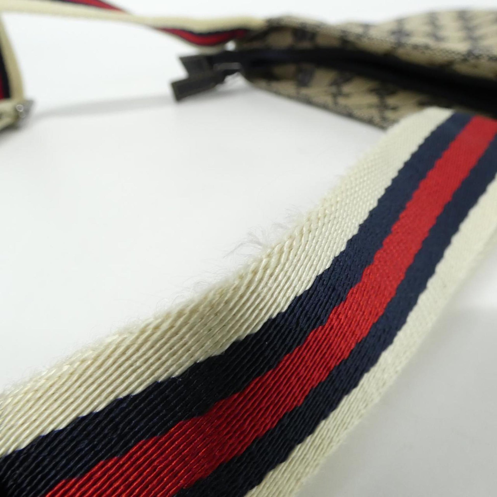 Gucci Silver Gg Canvas Shoulder Bag