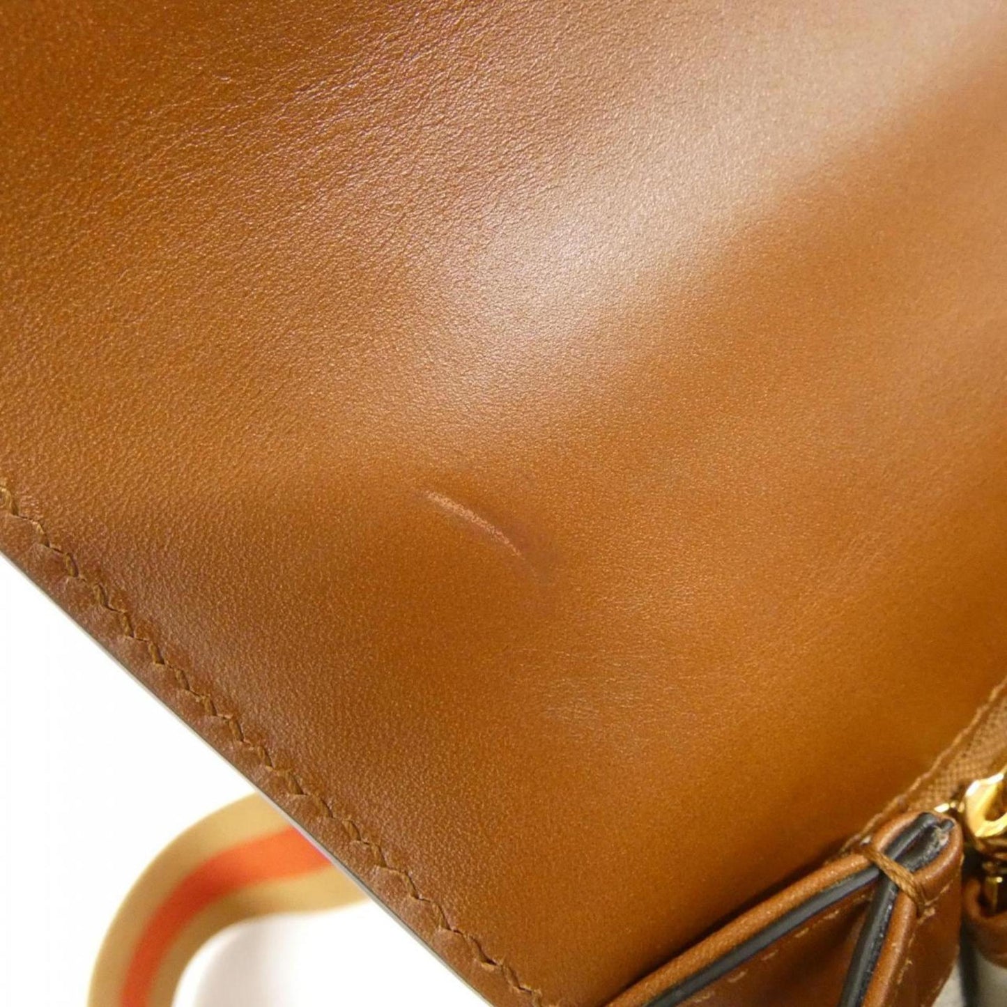 Gucci Brown Multi-Color Leather Handbag