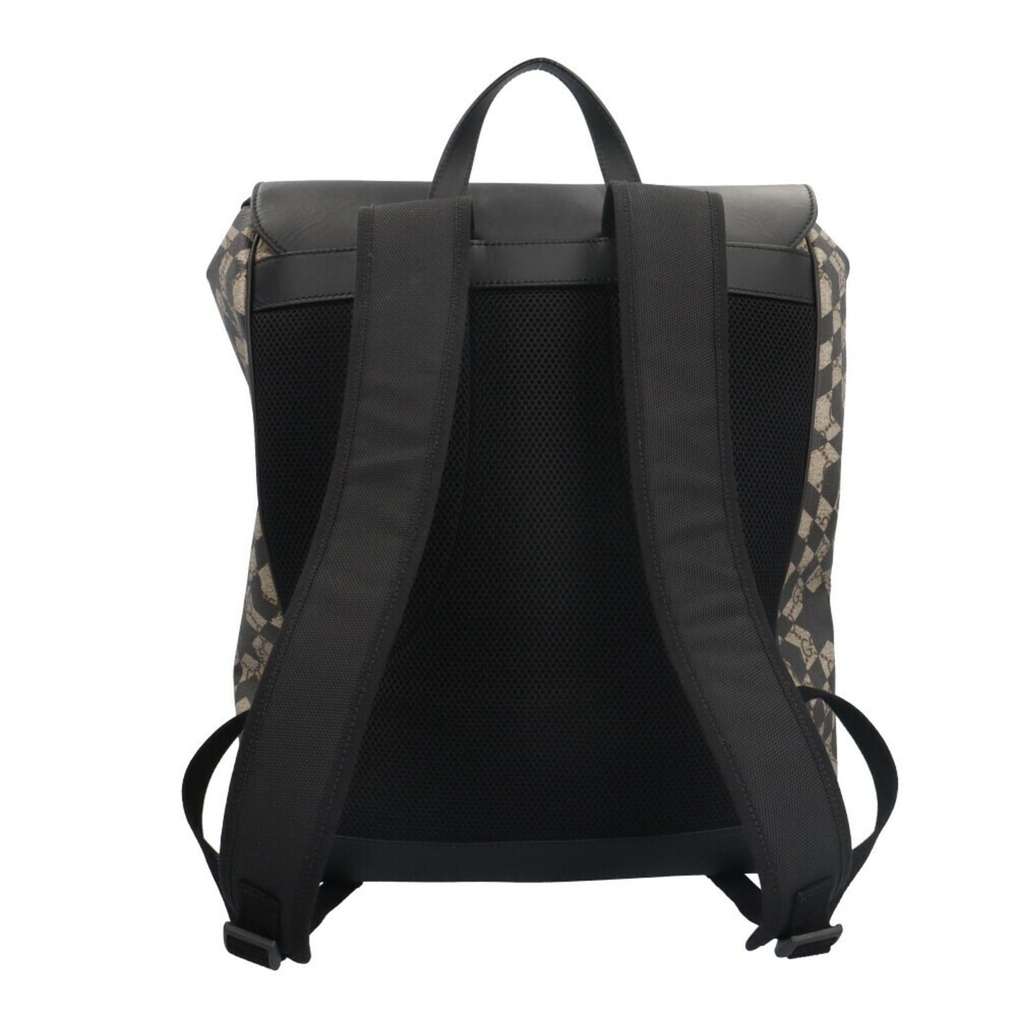 Gucci Black Brown Gg Supreme Canvas Backpack