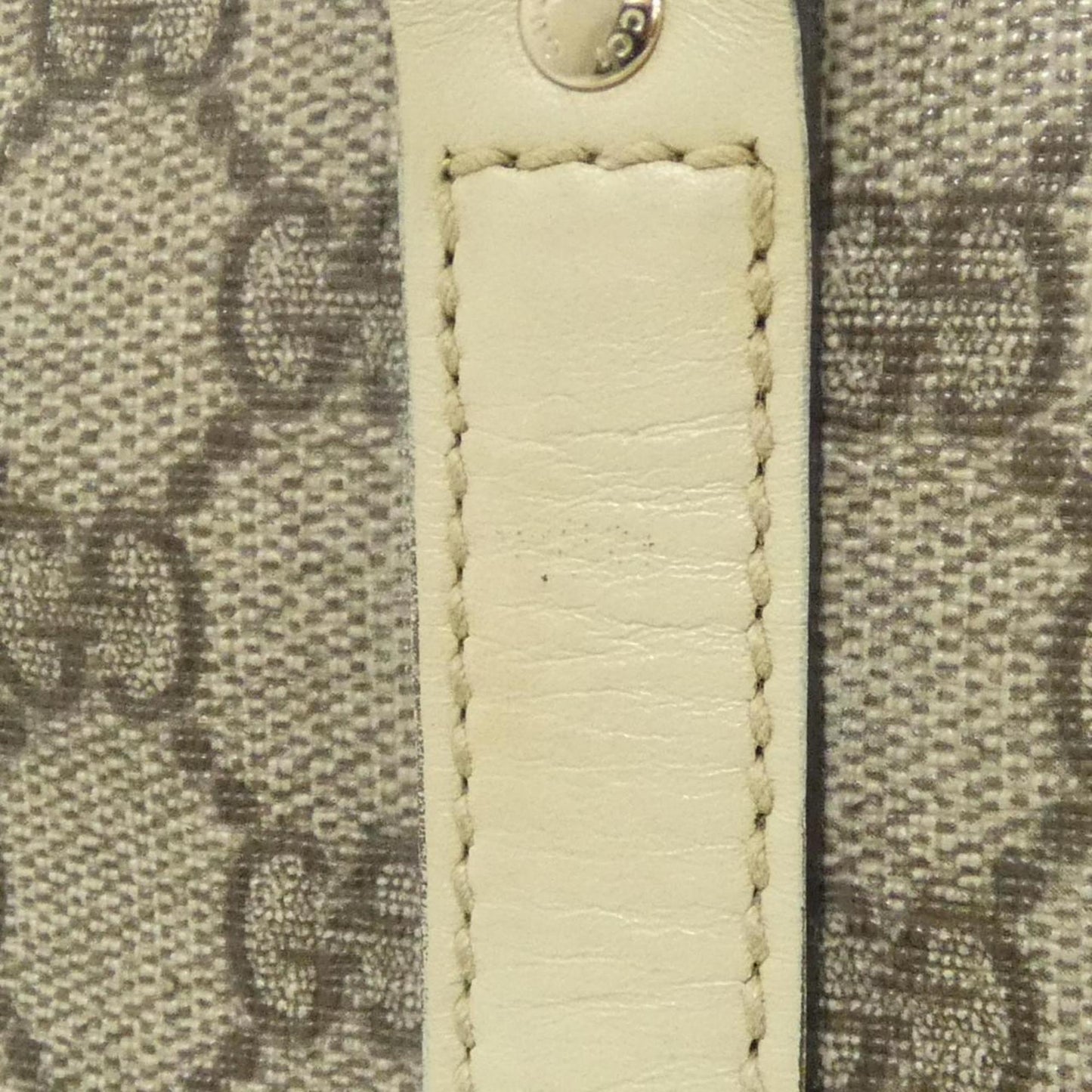Gucci Beige Ivory Gg Plus Handbag
