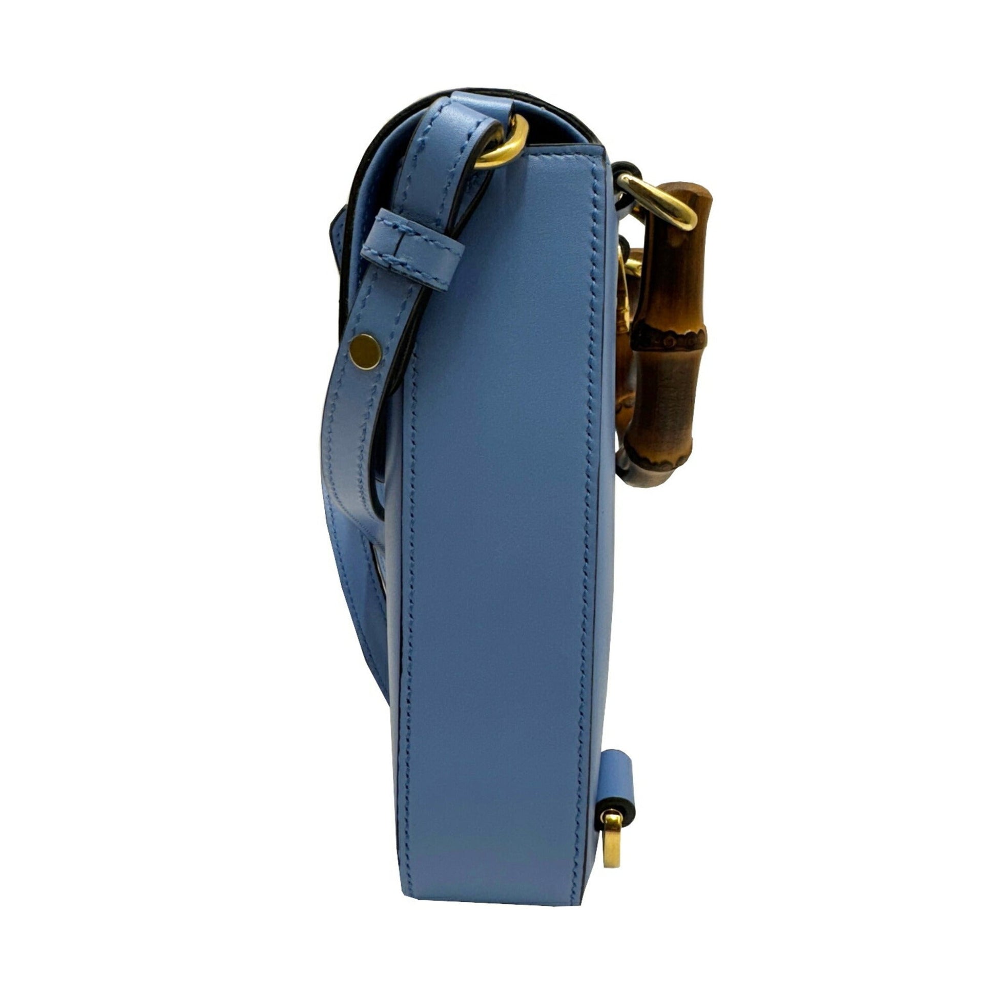 Gucci Light Blue Leather Handbag Shoulder Bag