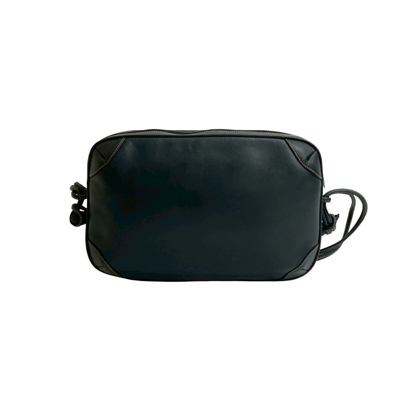 Gucci Navy Leather Pochette Shoulder Bag