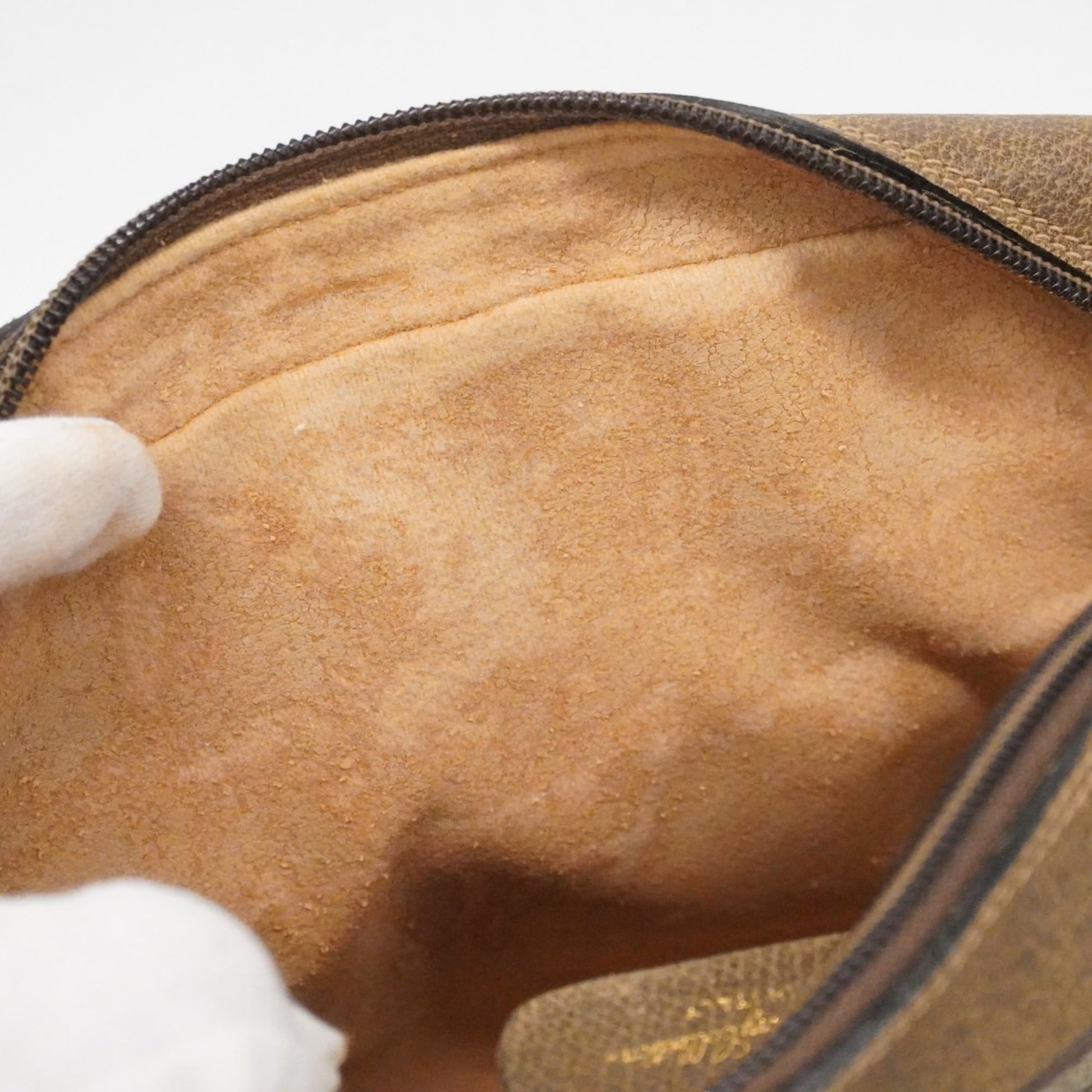 Gucci Brown Canvas Shoulder Bag