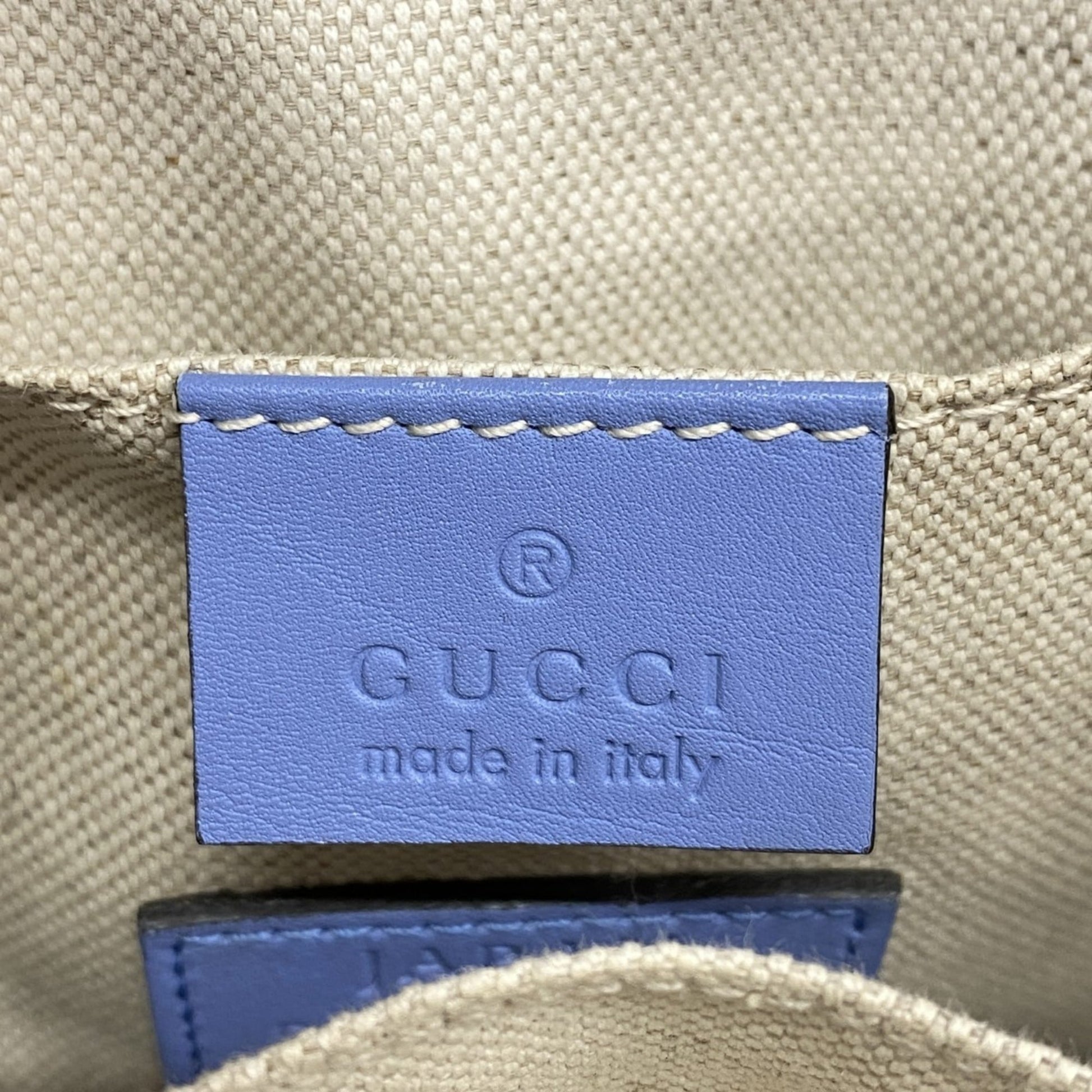 Gucci Blue Leather Handbag