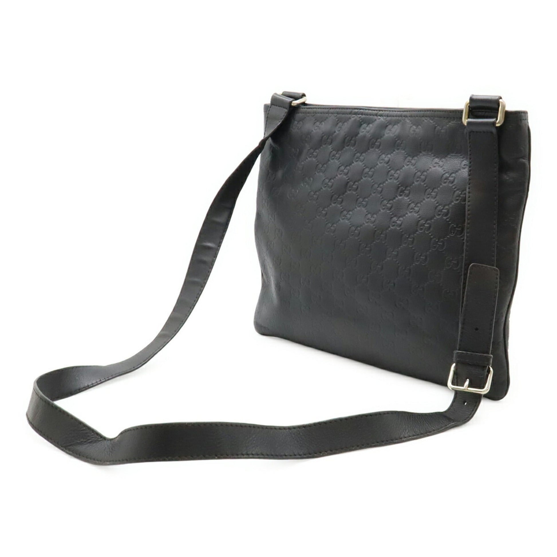 Gucci Black Leather Shoulder Bag
