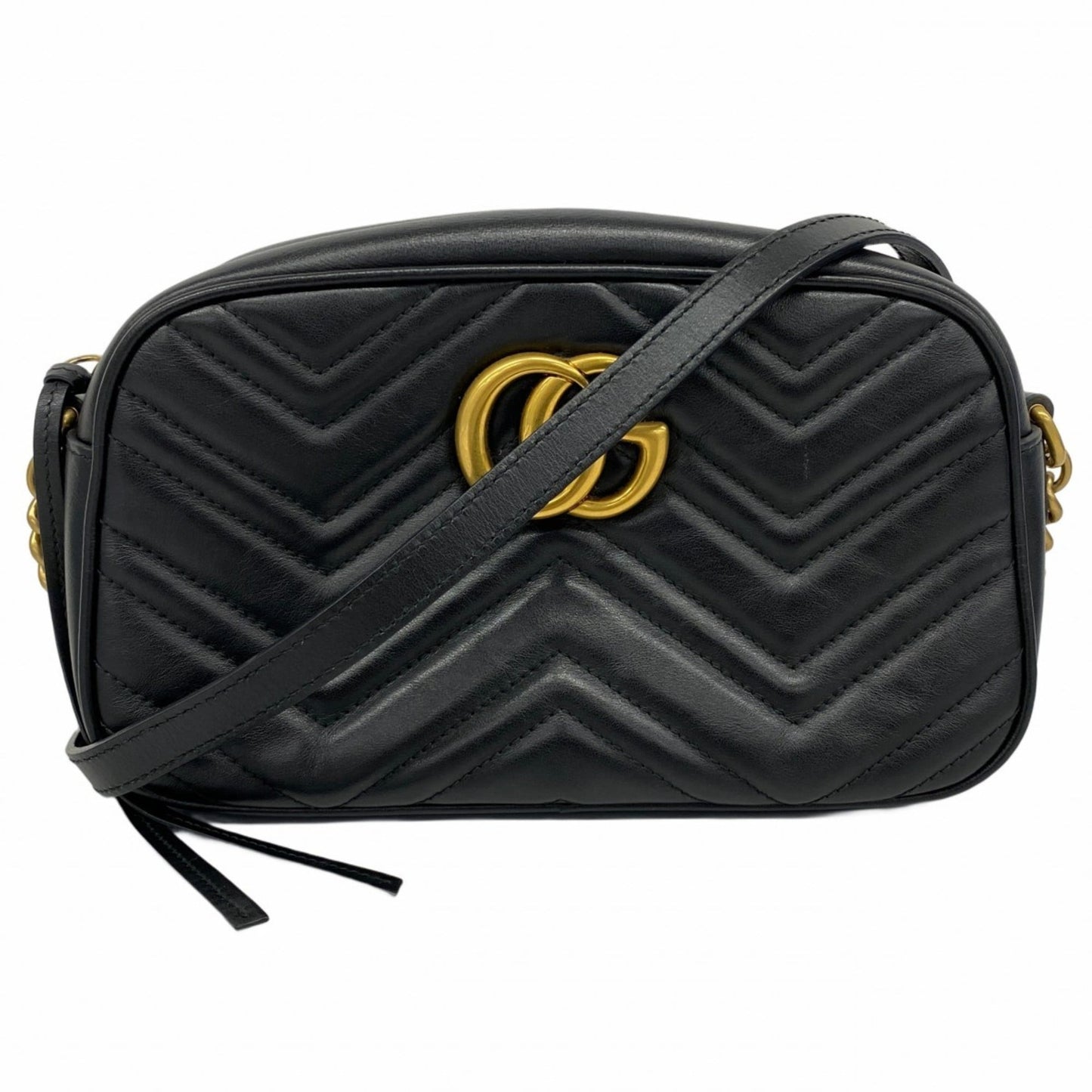 Gucci Black Leather Shoulder Bag