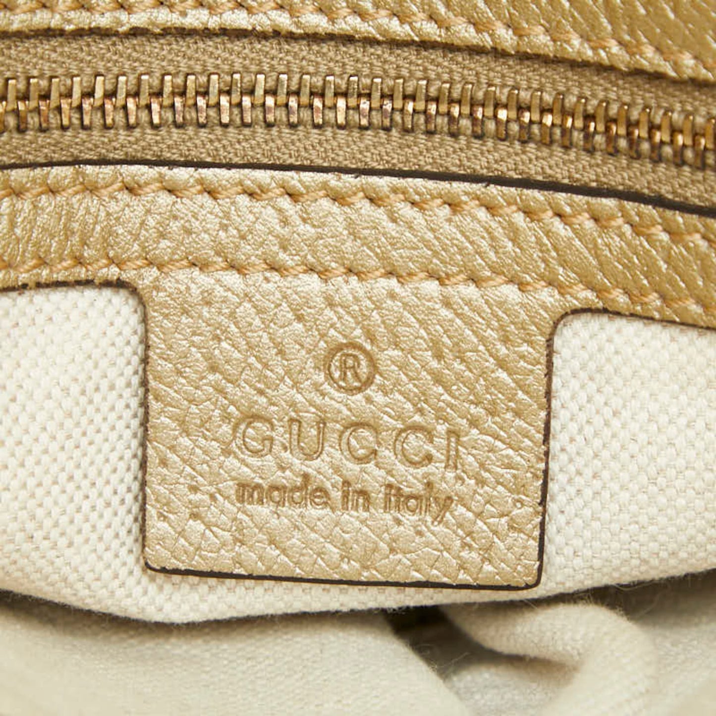 Gucci Gg Canvas Beige Gold Gg Canvas Leather Handbag Shoulder Bag