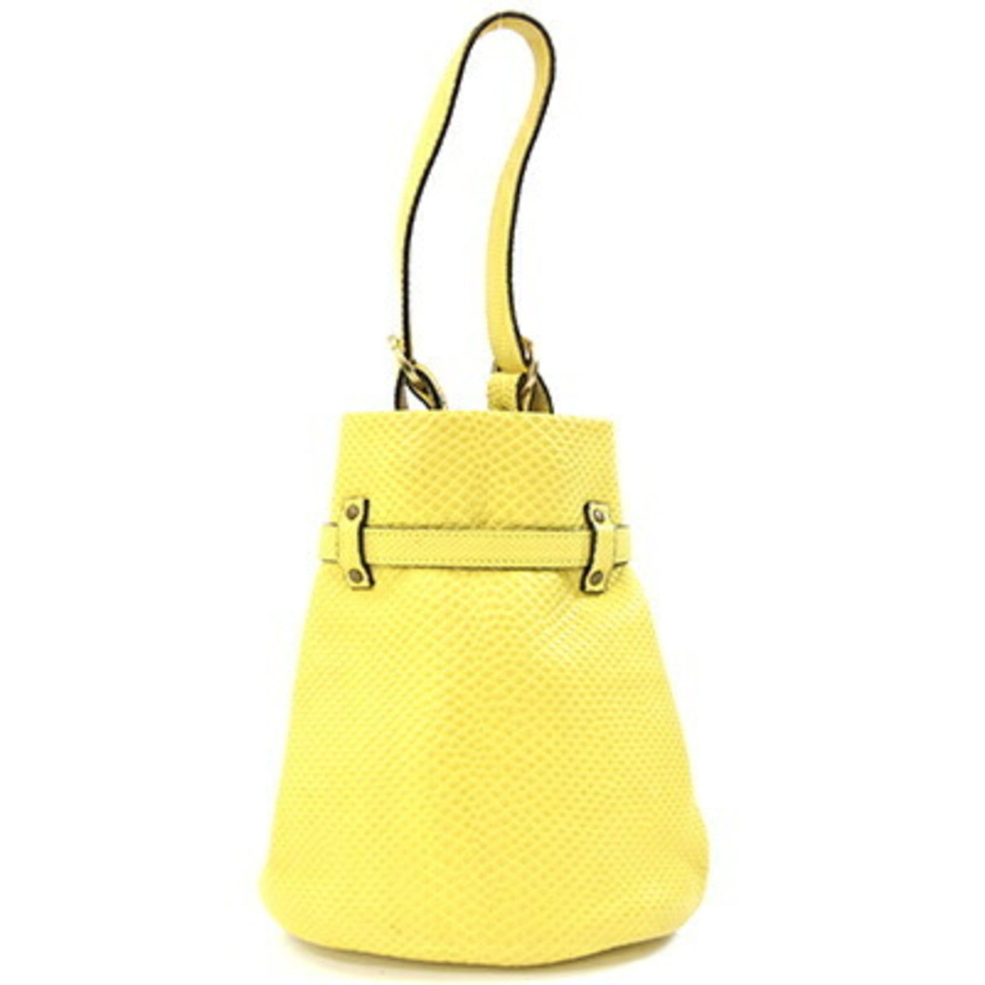 Gucci Yellow Leather Handbag