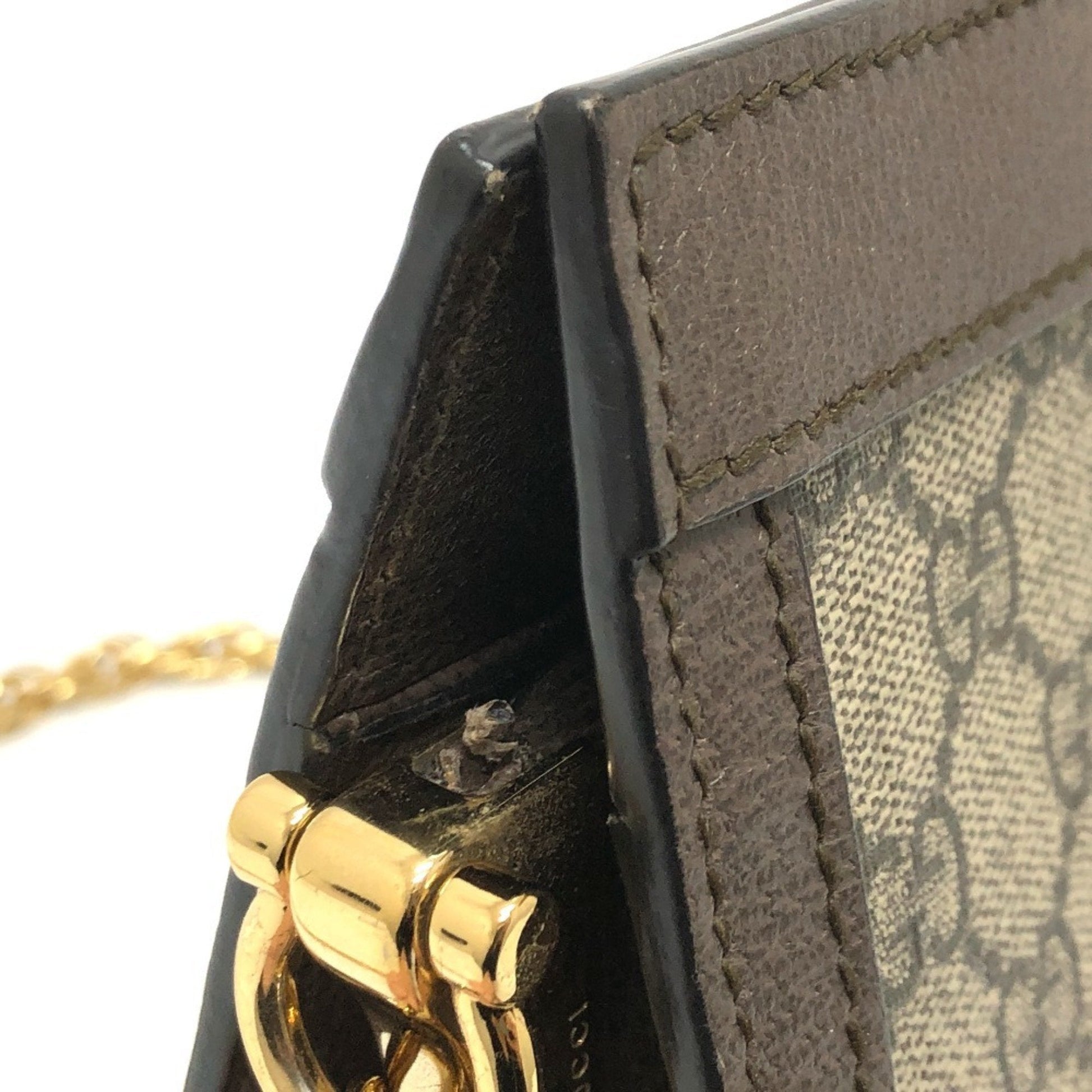 Gucci Brown Gg Supreme Shoulder Bag
