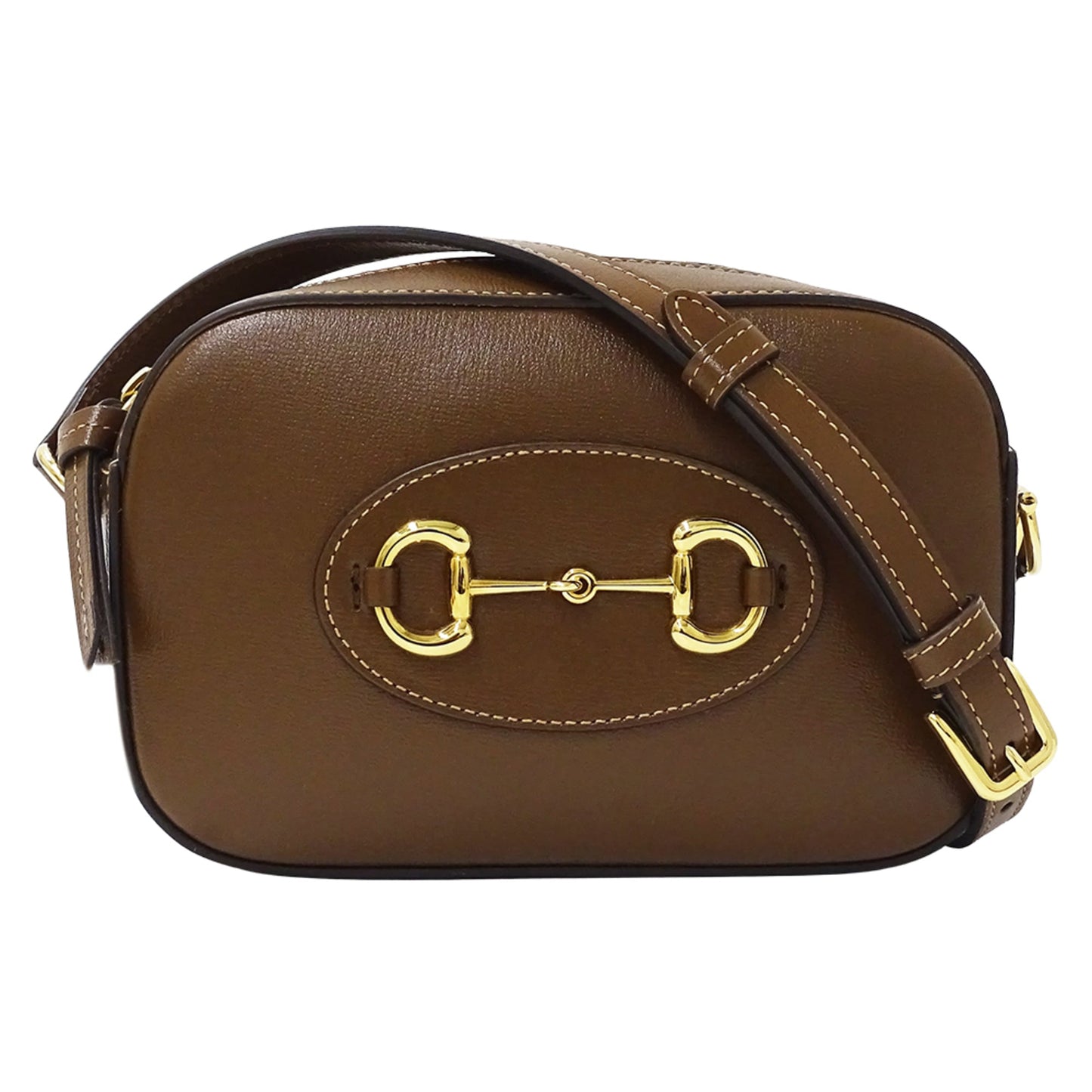 Gucci Brown Leather Shoulder Bag