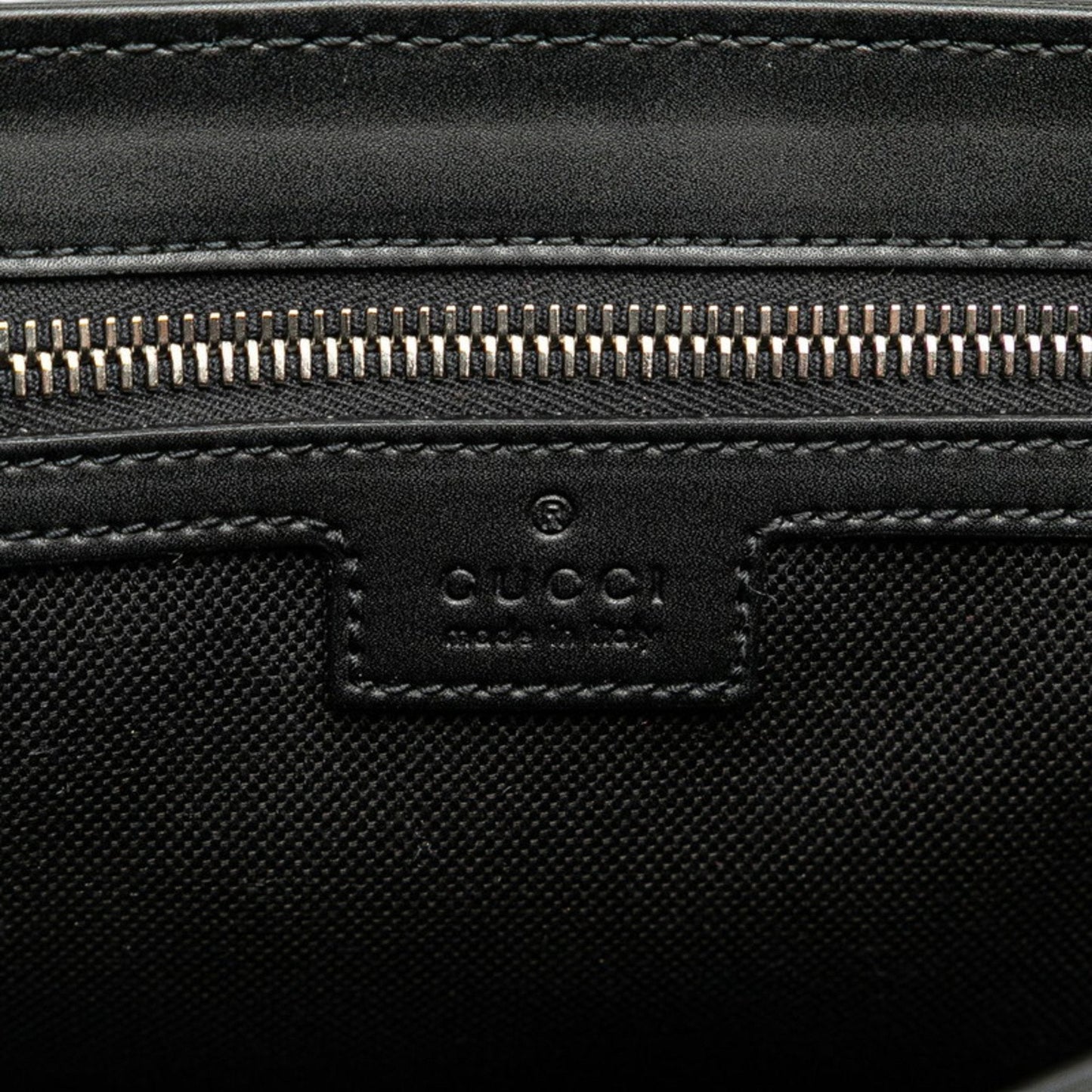 Gucci Black Pvc Leather Shoulder Bag