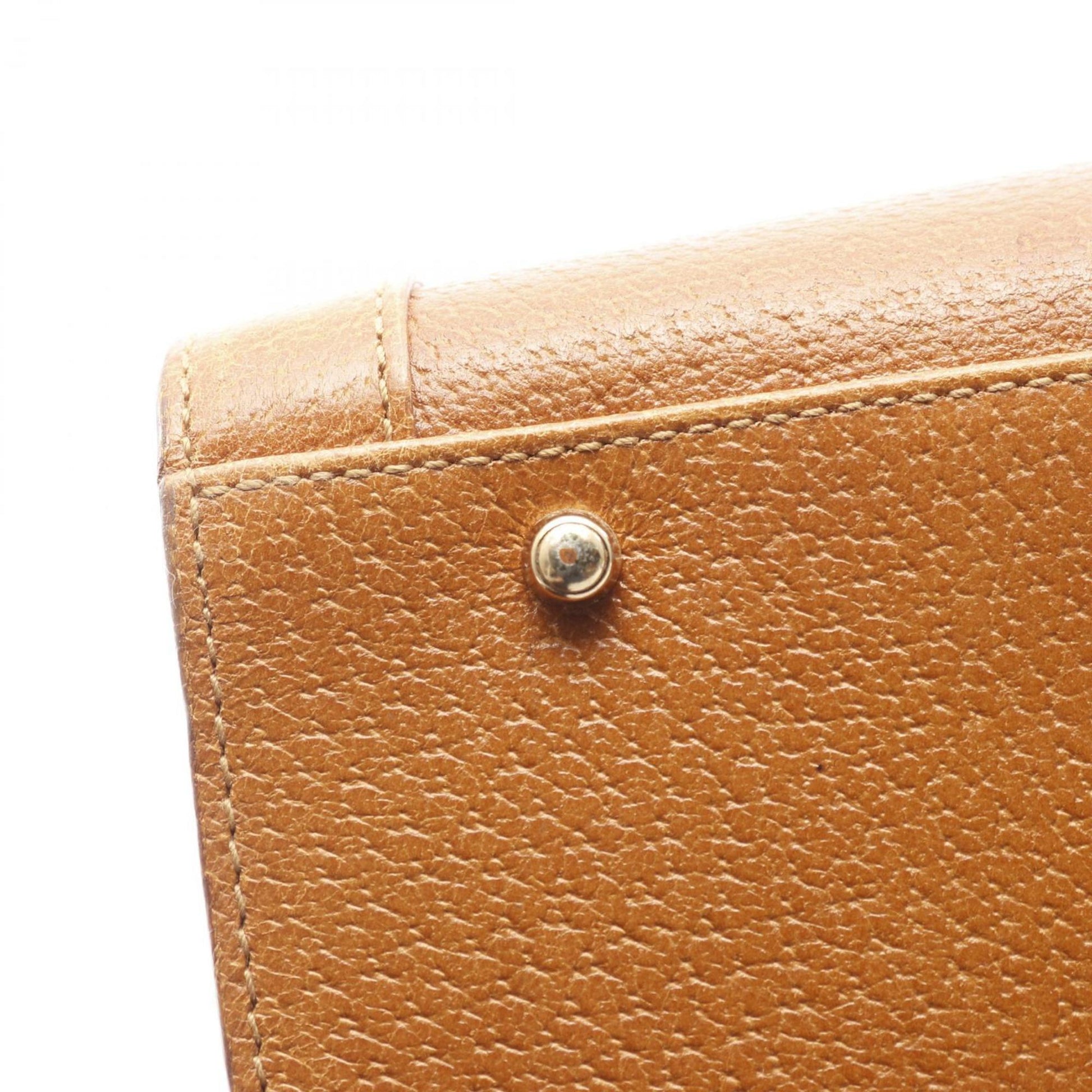 Gucci Brown Leather Tote Bag