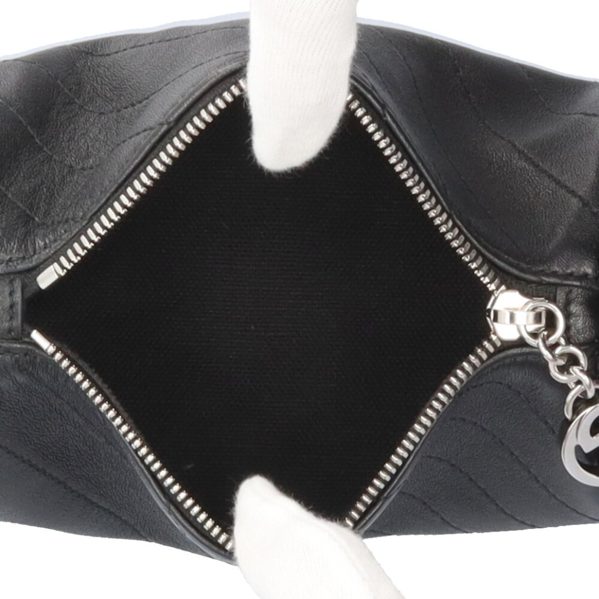 Gucci Black Leather Shoulder Bag