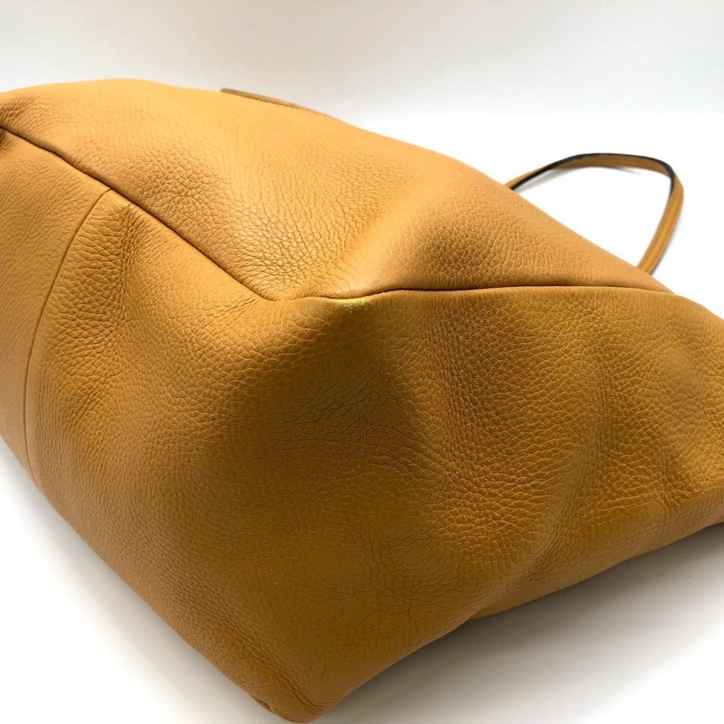 Gucci Yellow Leather Tote Bag