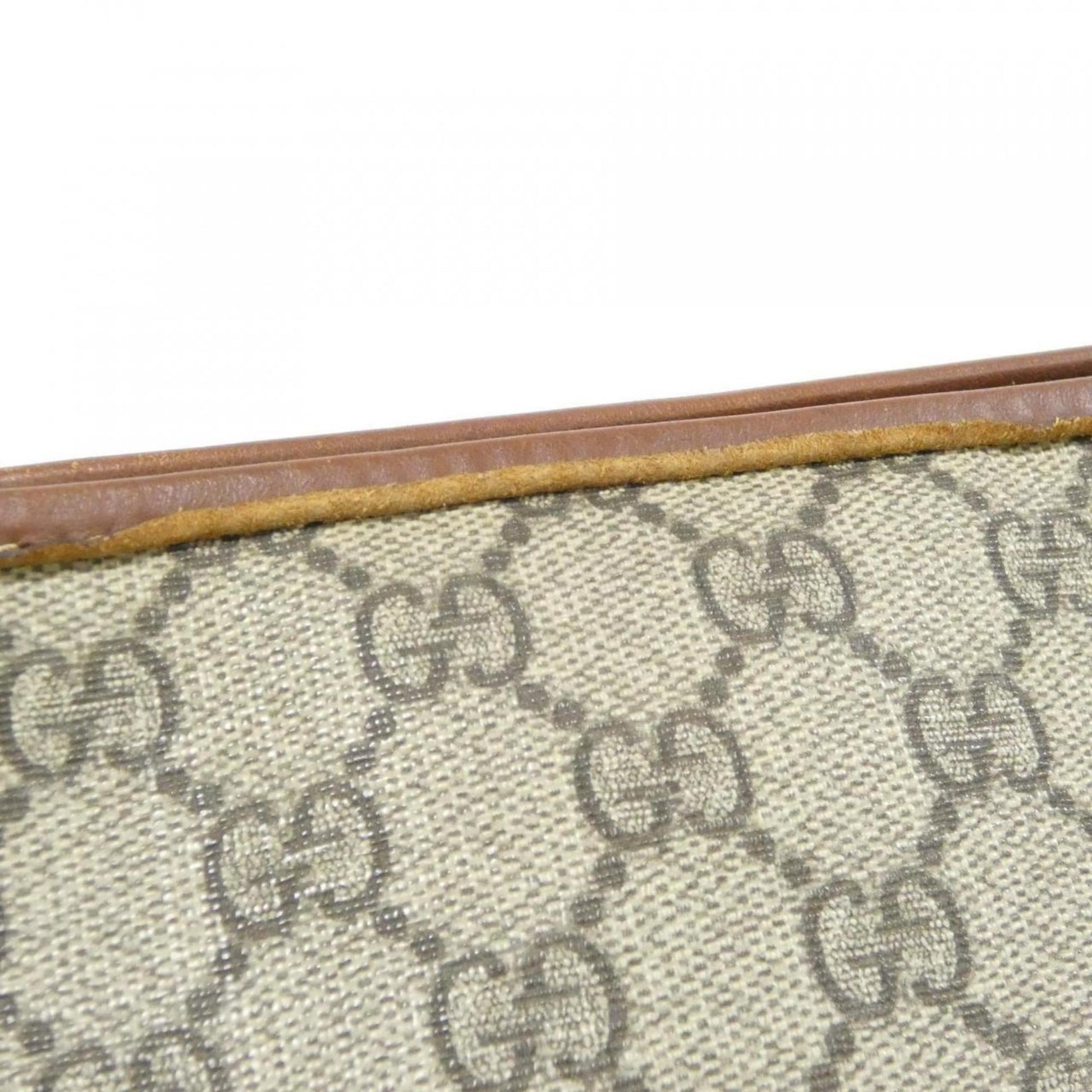 Gucci Beige Brown Gg Plus Shoulder Bag