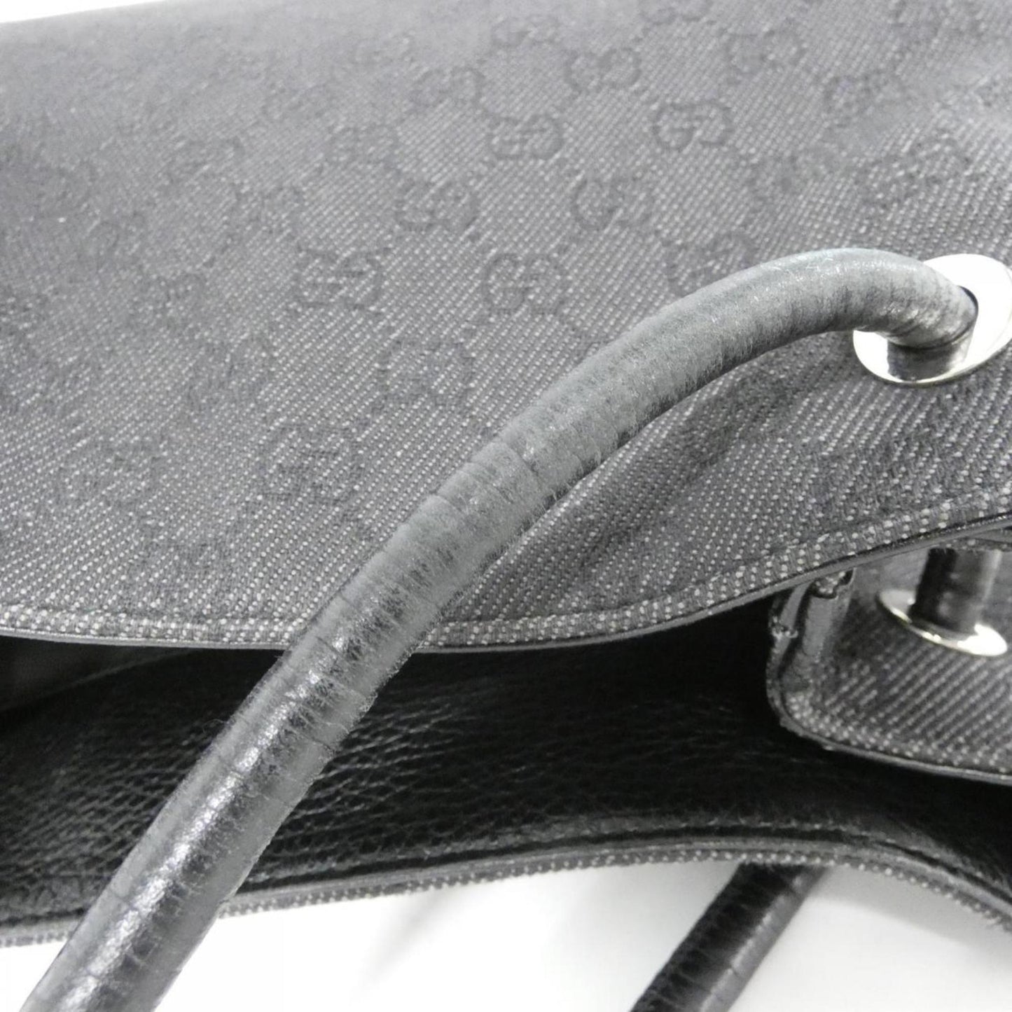 Gucci Black Denim Handbag