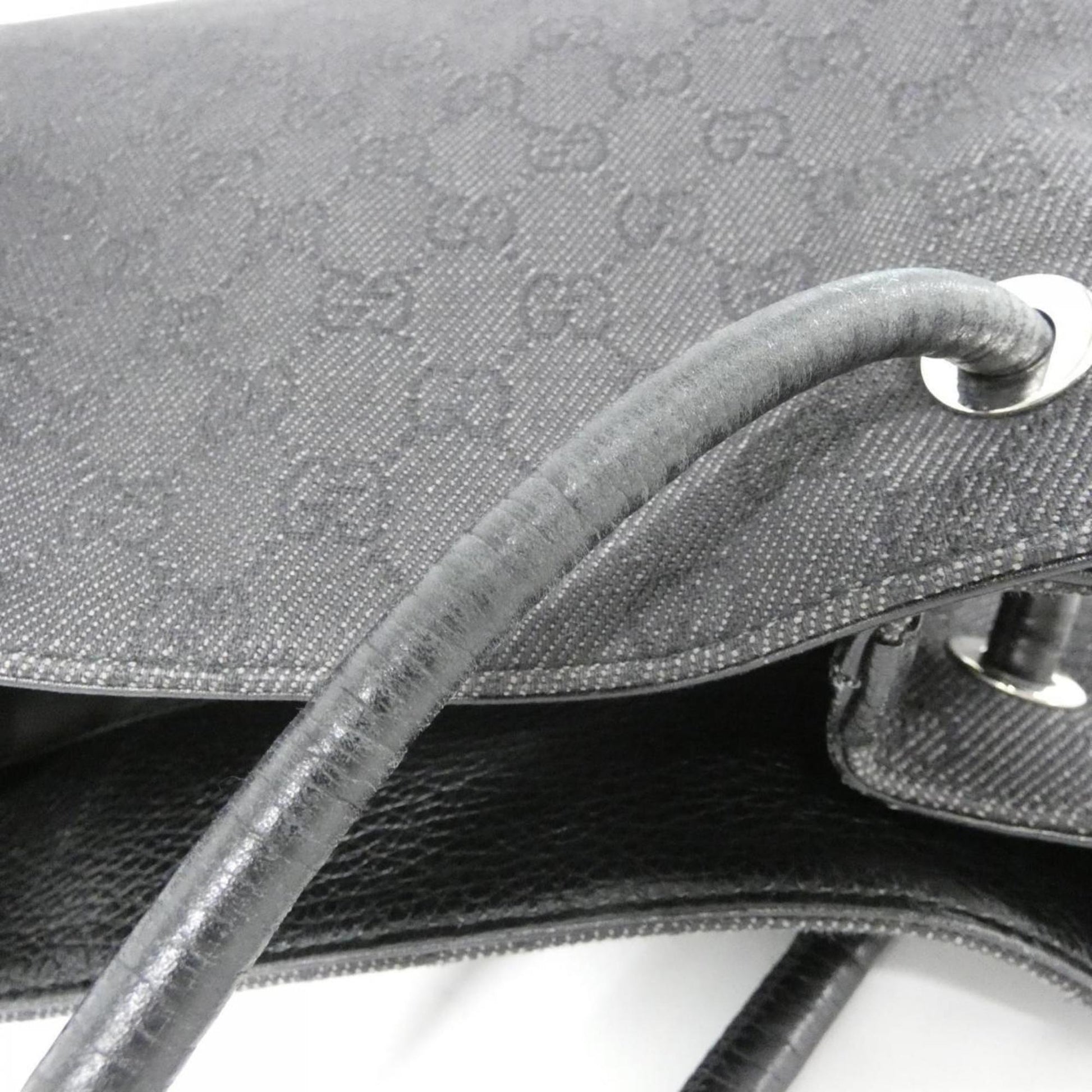 Gucci Black Denim Handbag