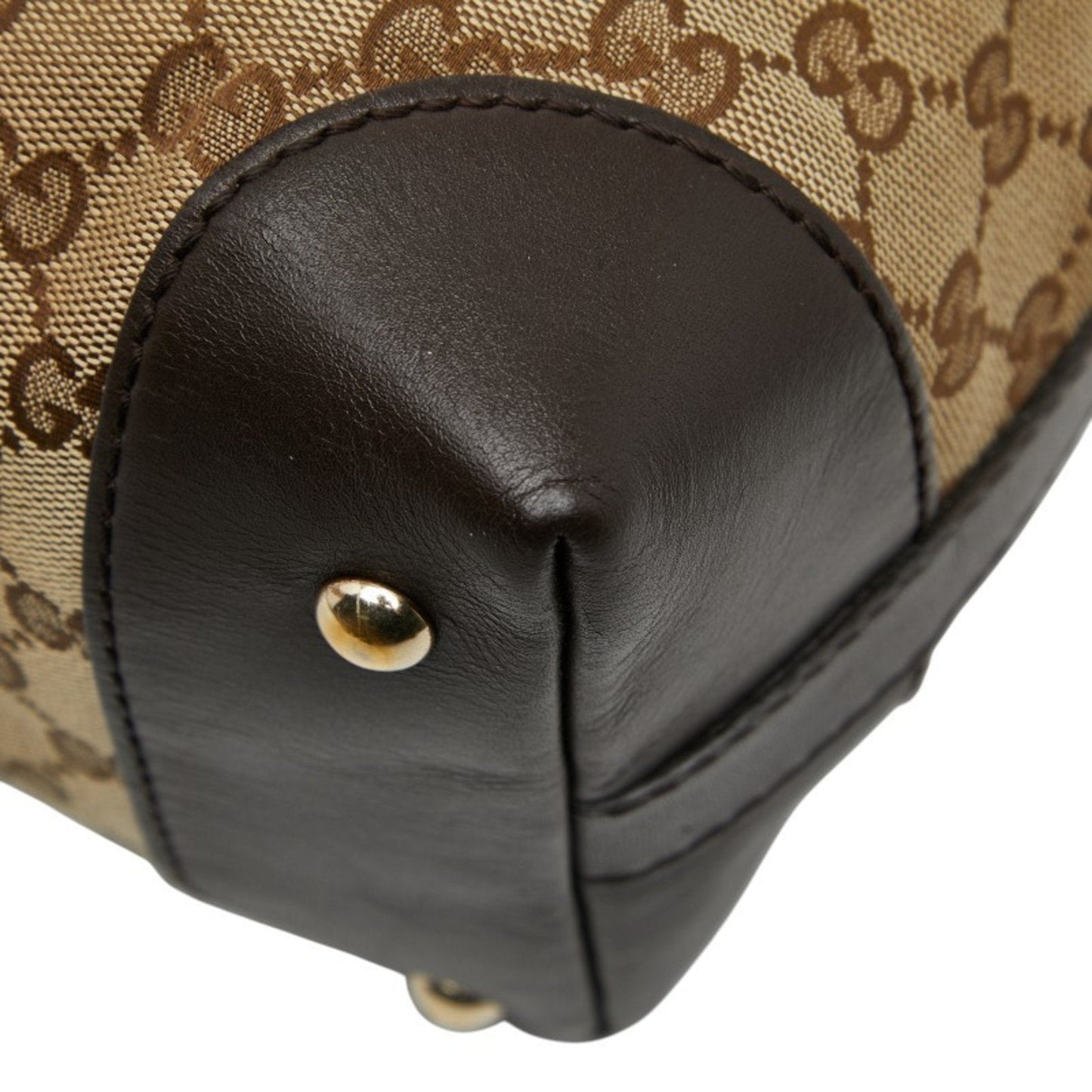 Gucci Beige Multi-Color Canvas Leather Handbag Shoulder Bag