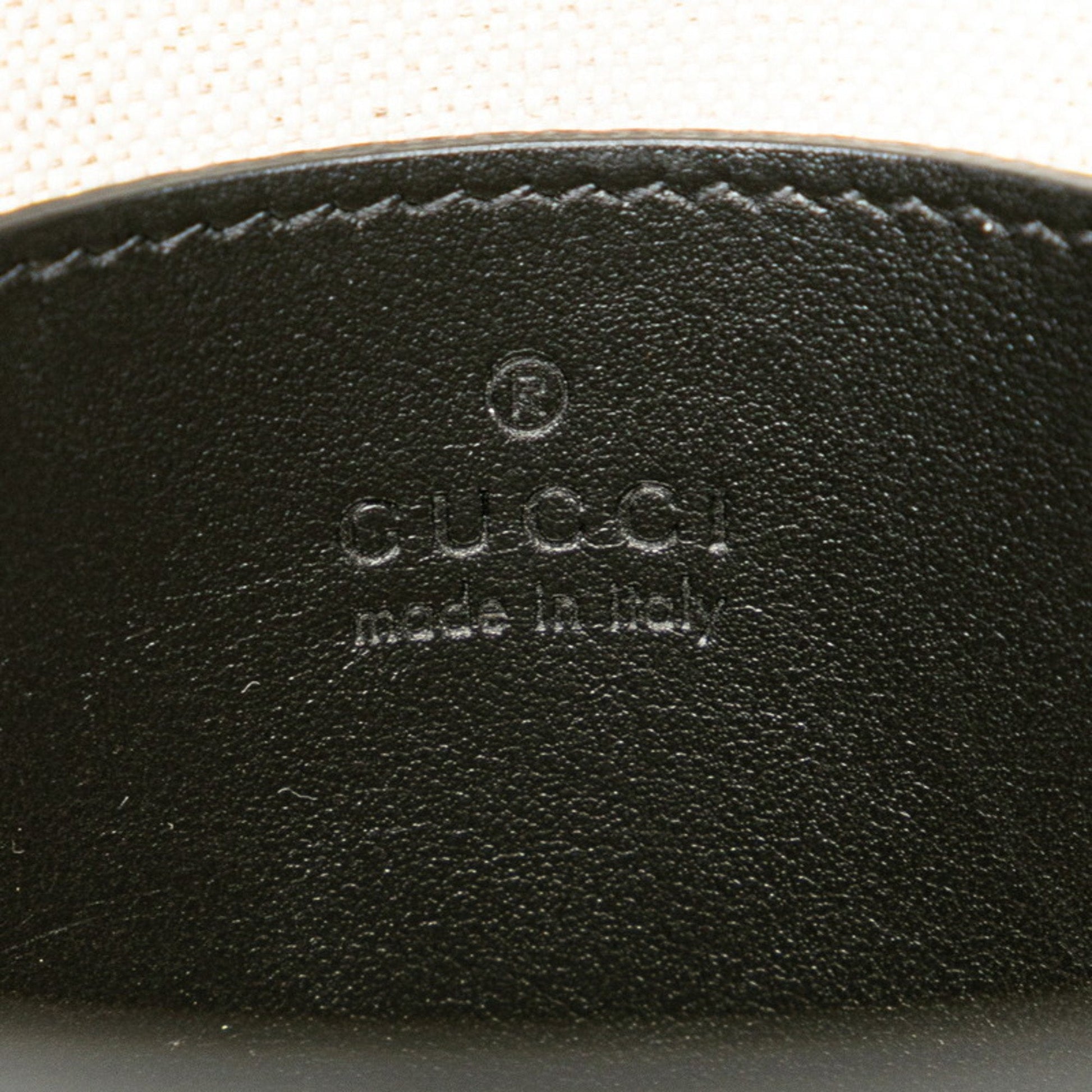 Gucci Black Leather Handbag Shoulder Bag