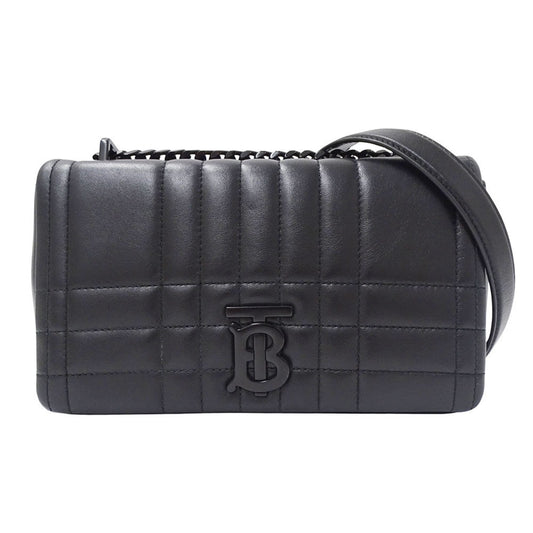 Burberry Shoulder Bag Leather Black Shoulder Bag 46
