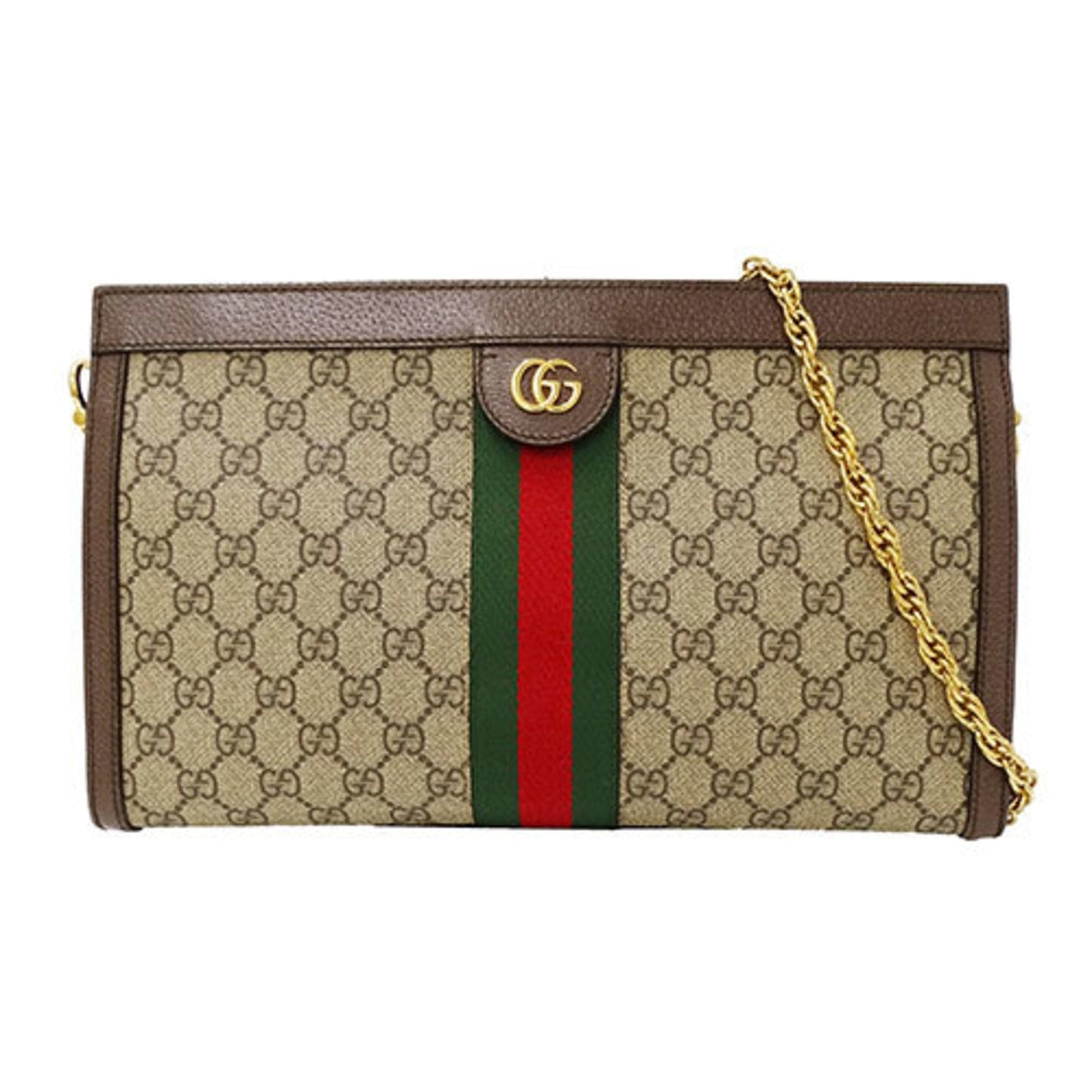 Gucci Brown Pvc Shoulder Bag