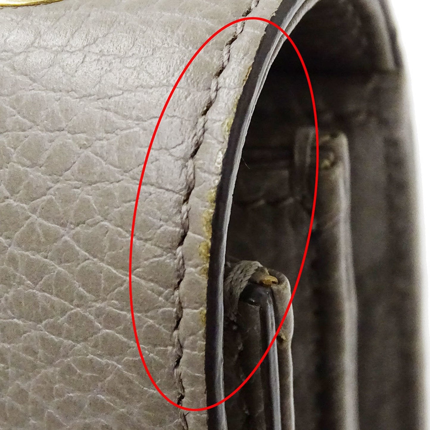 Gucci Gray Leather Shoulder Bag