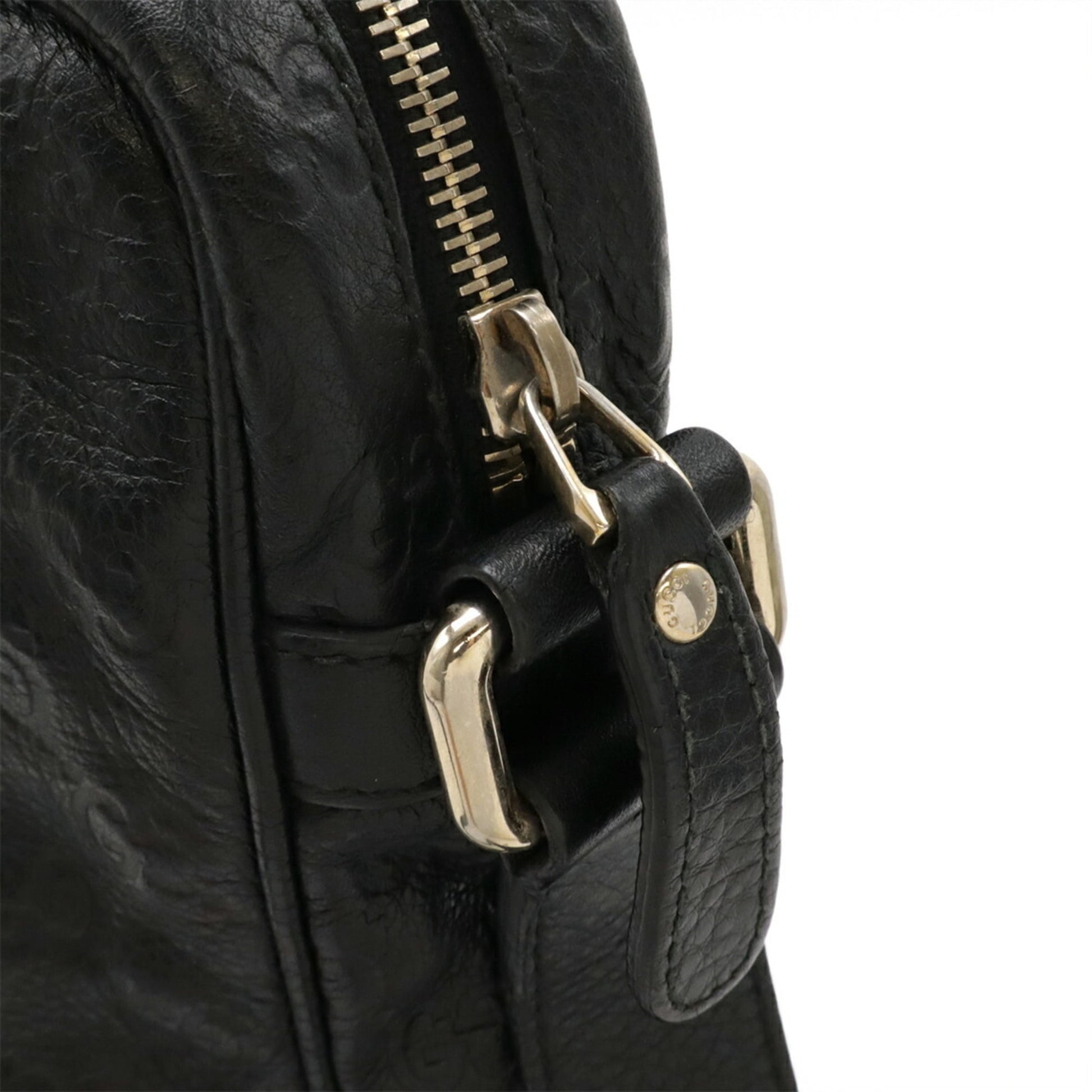 Gucci Black Leather Shoulder Bag