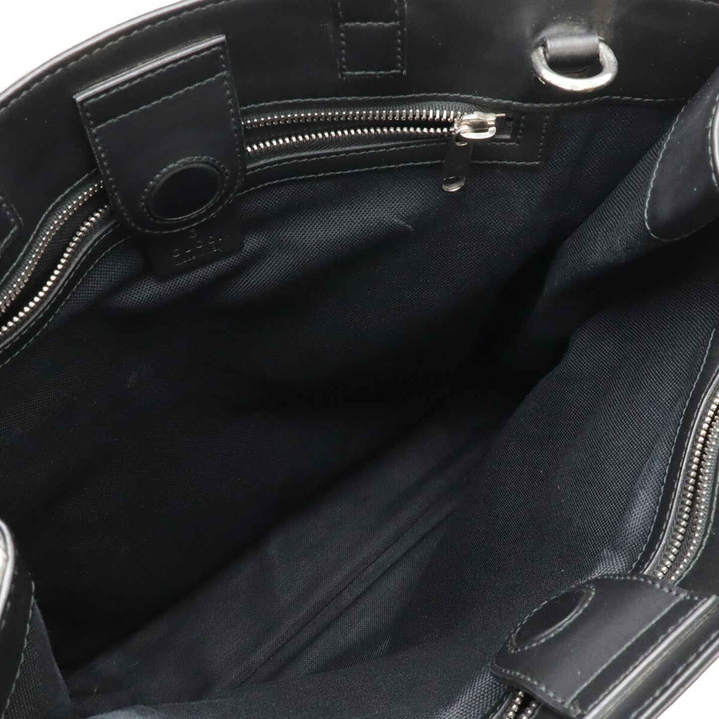 Gucci Black Dark Gray Gg Supreme Shoulder Bag Tote Bag