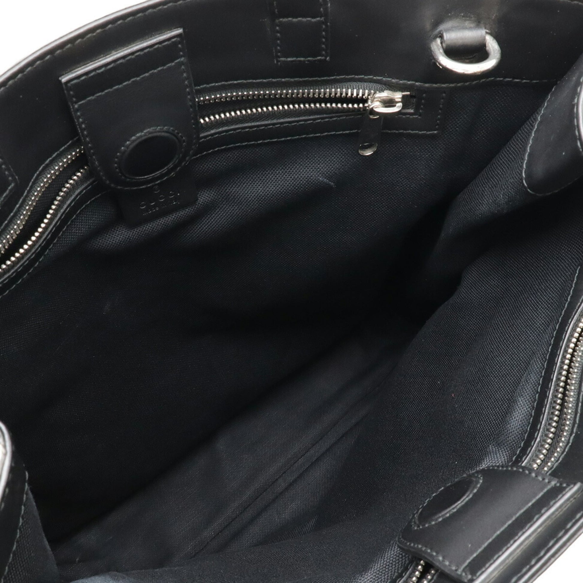 Gucci Black Dark Gray Gg Supreme Shoulder Bag Tote Bag