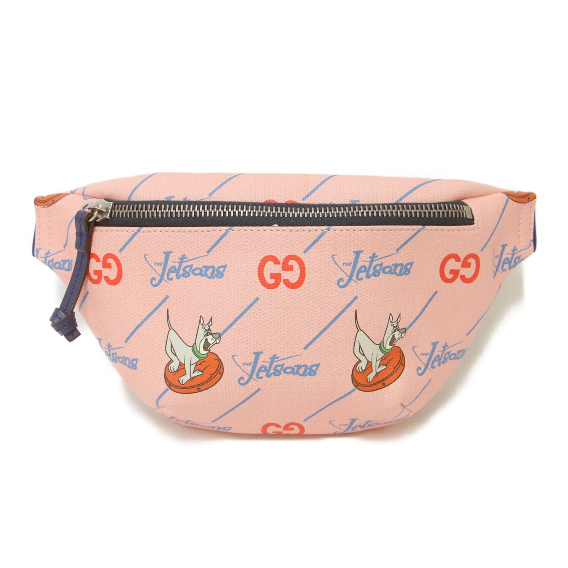 Gucci Blue Pink Leather Sling Bag