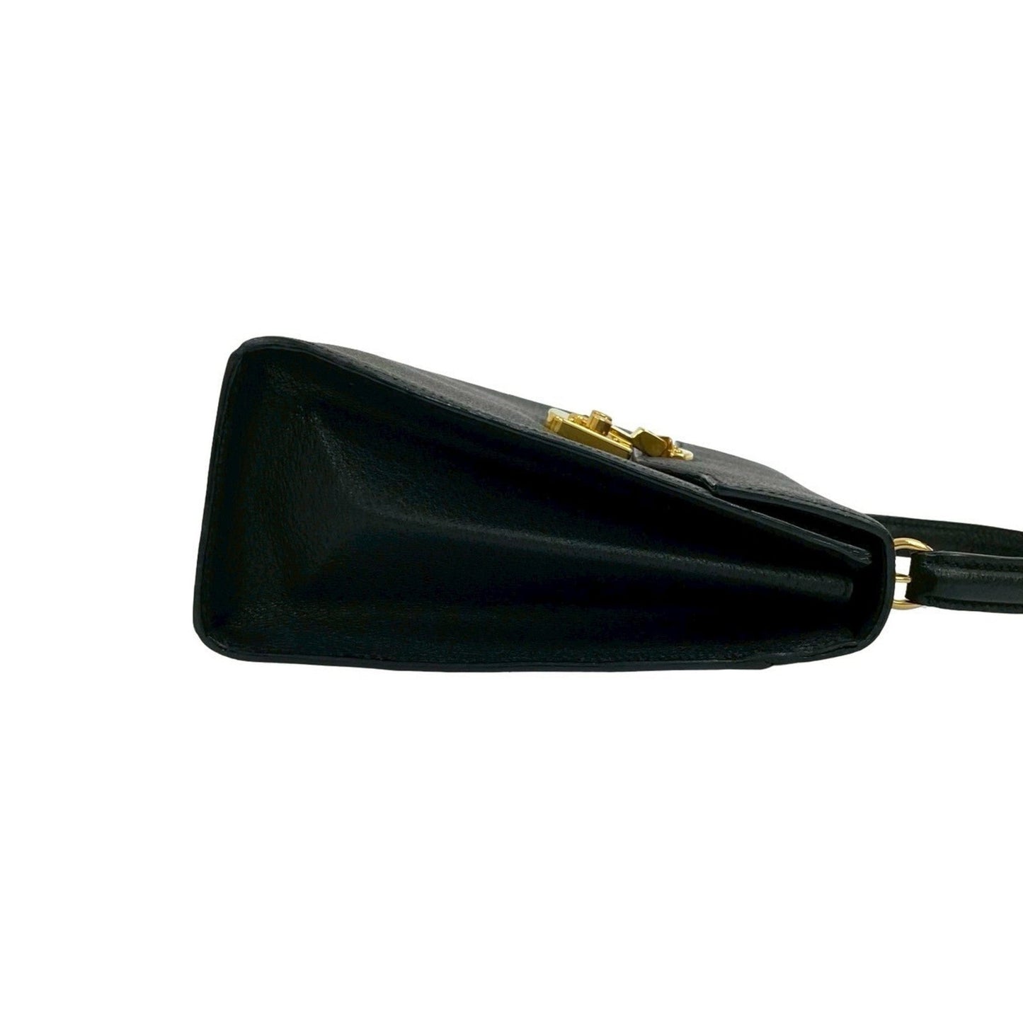 Gucci Black Leather Handbag Shoulder Bag