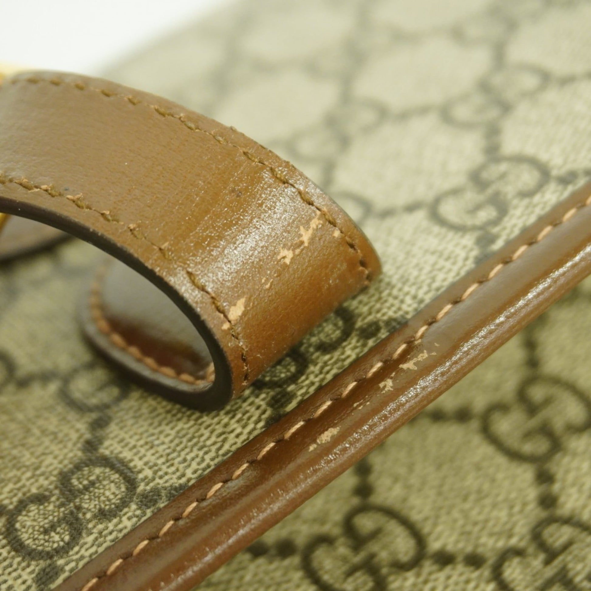 Gucci Brown Pvc Shoulder Bag