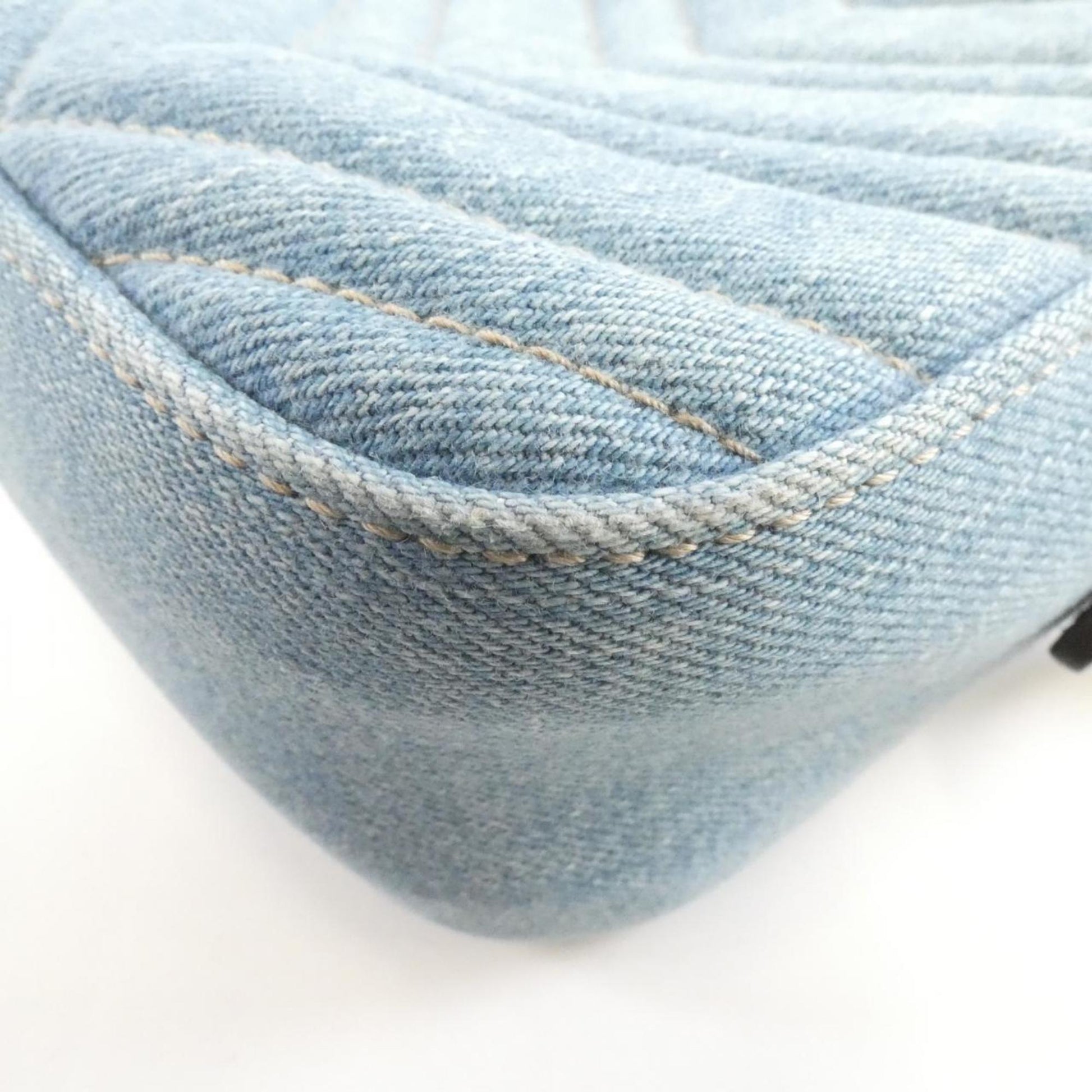 Gucci Blue Denim Shoulder Bag