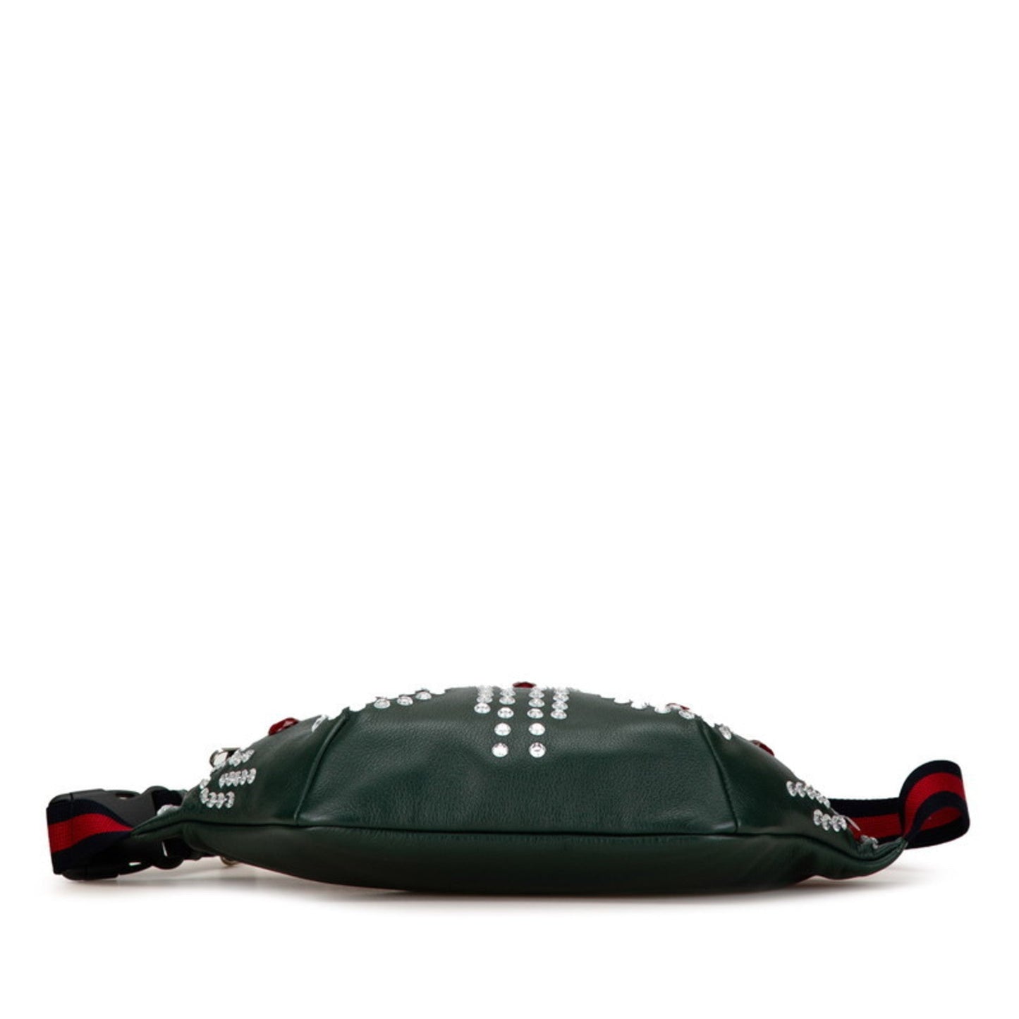 Gucci Moss Green Multi-Color Leather Sling Bag